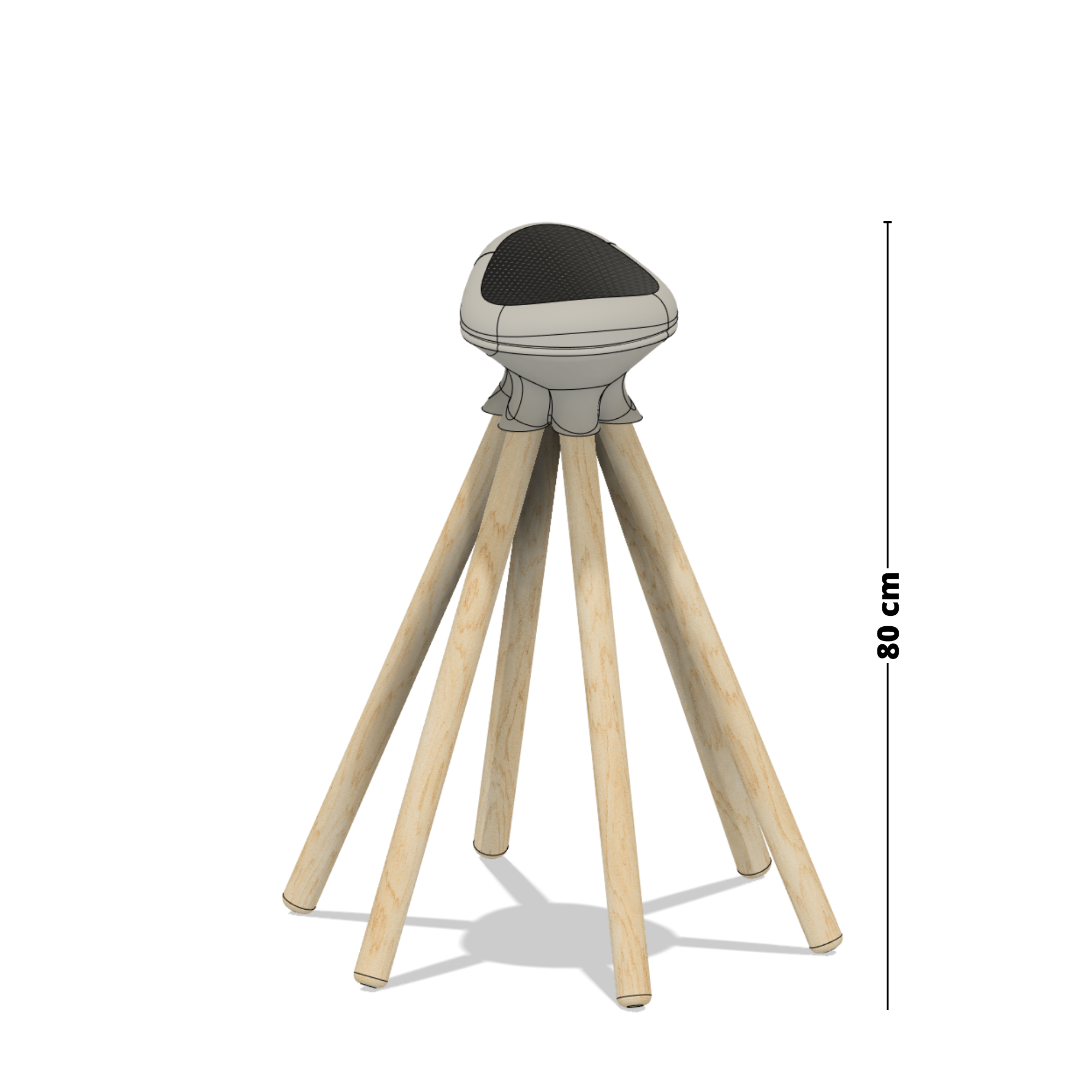 Sgabello Brisk 3D Design | File STL per Stampa 3D