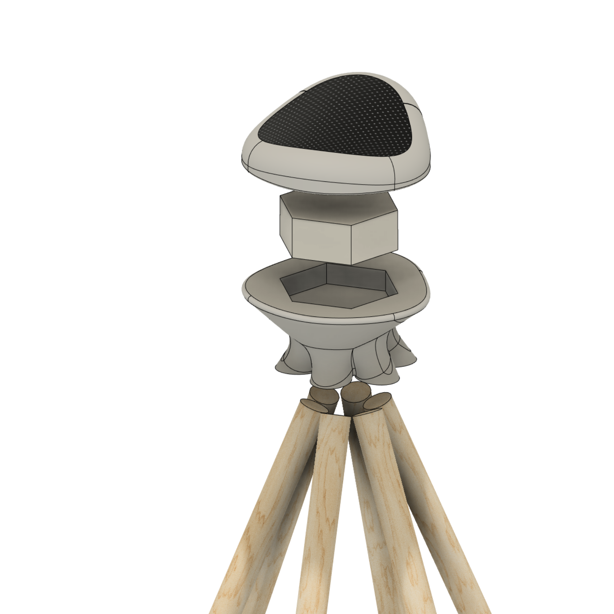 Sgabello Brisk 3D Design | File STL per Stampa 3D