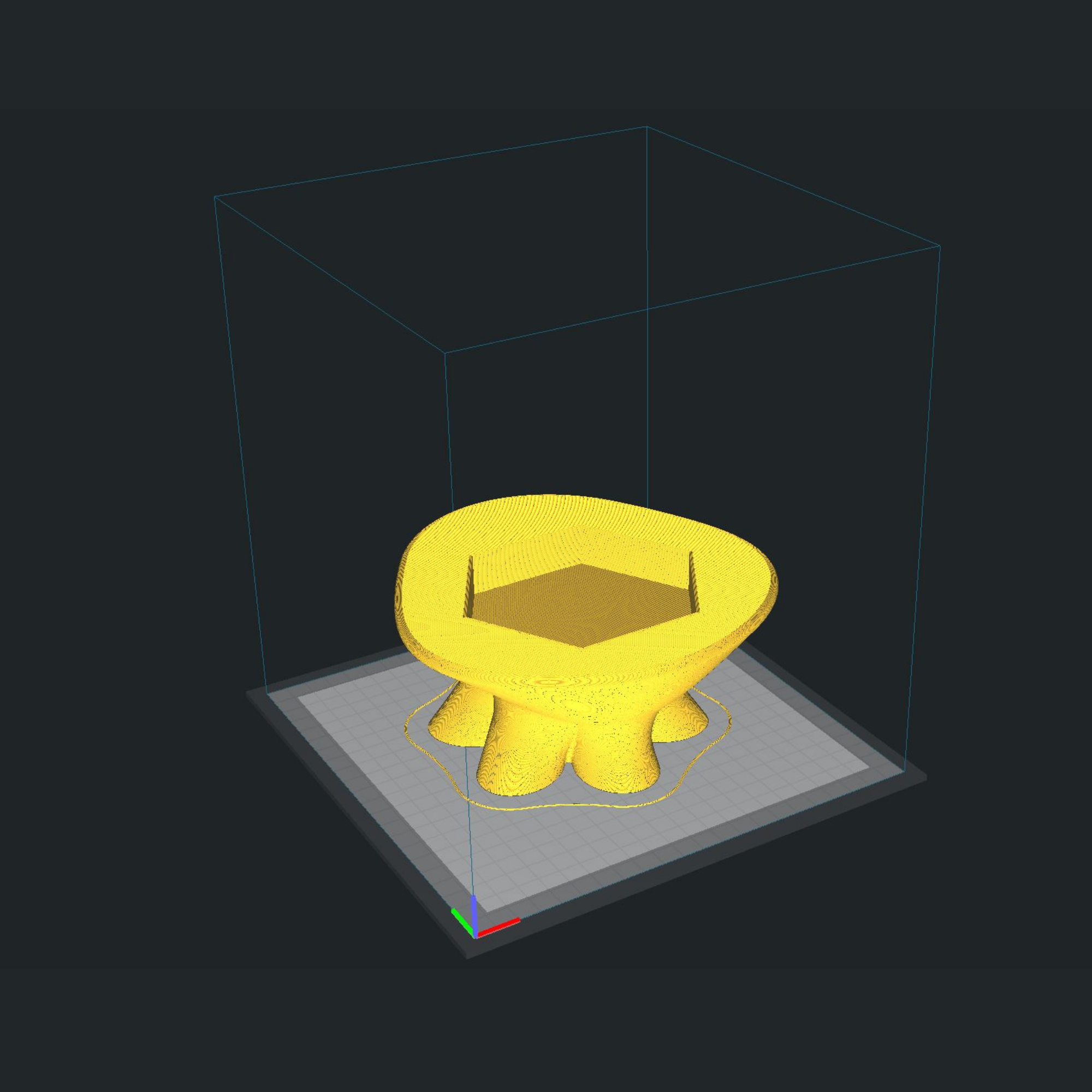 Sgabello Brisk 3D Design | File STL per Stampa 3D
