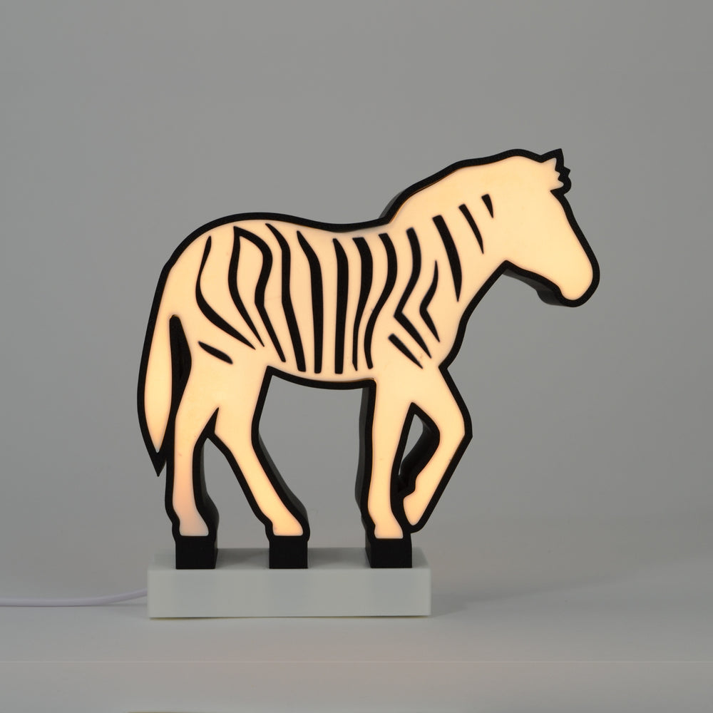 Lampada LED a forma di Zebra – Stile selvaggio e affascinante