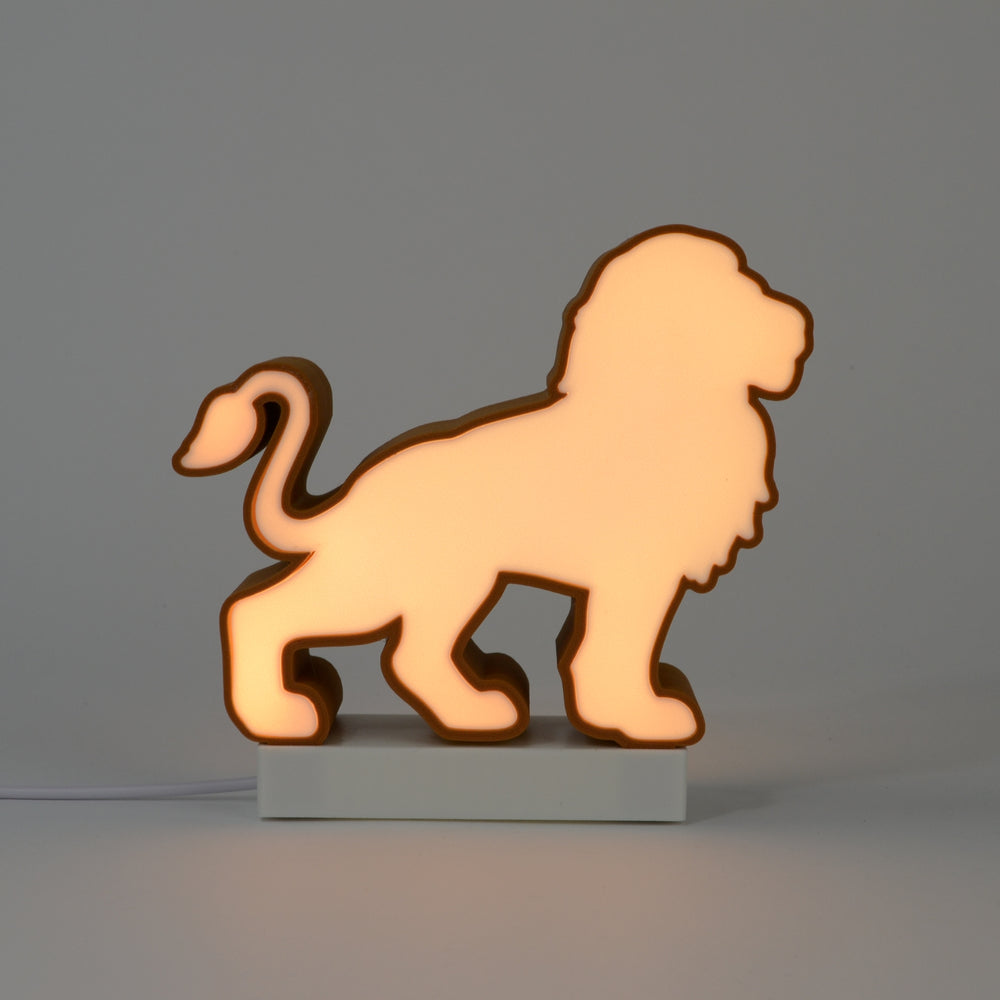 Lampada LED a forma di Leone – Il re della giungla nella tua stanza !