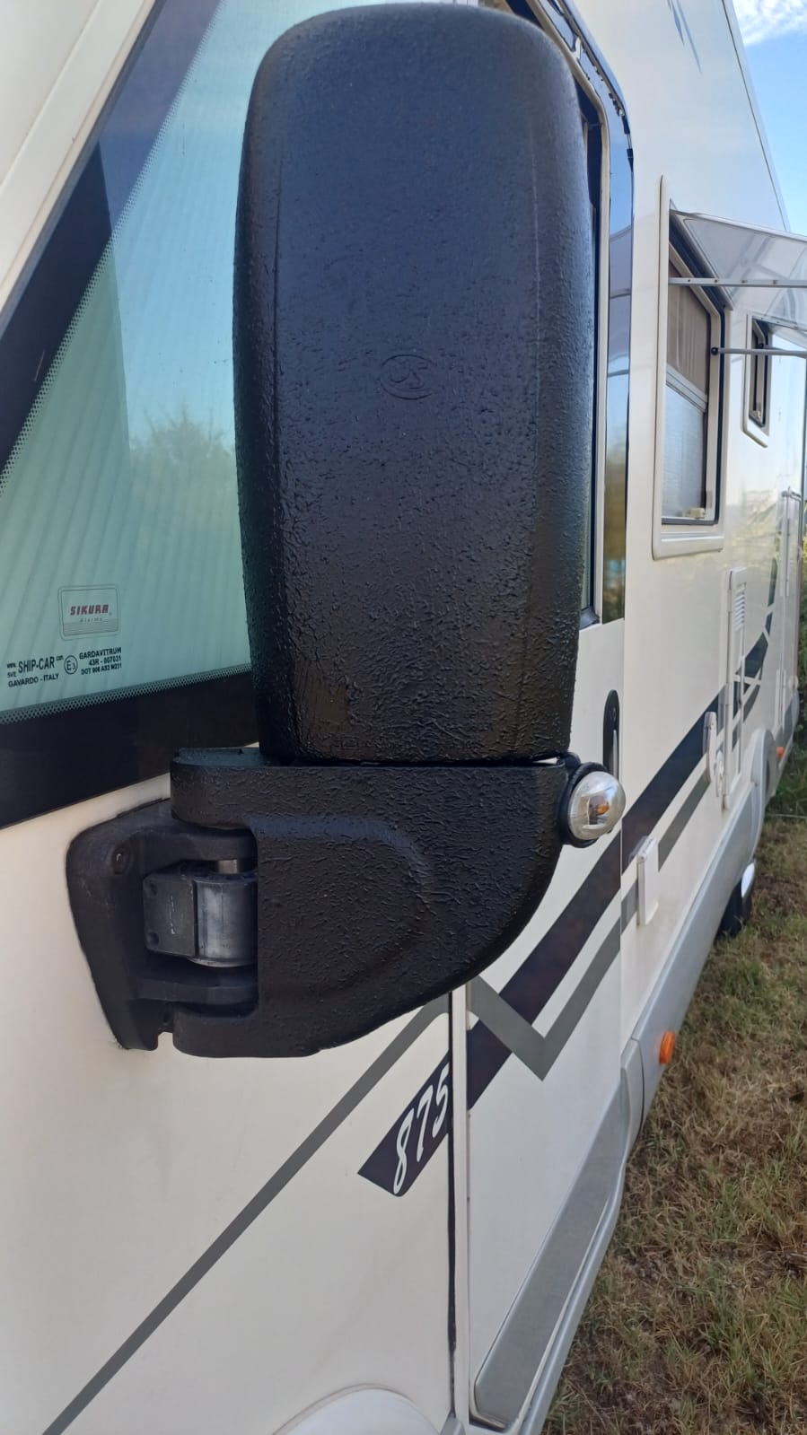 Cover specchietto per motorhome con stampa 3D su misura