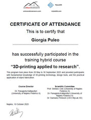 MyLab 3D e UniNa: una collaborazione che porta la stampa 3D nella ricerca scientifica