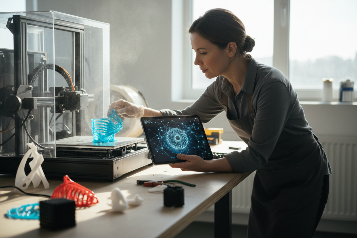 AI e 3D nel 2026: non si combatte, si orchestra. Il workflow che trasforma idee in prodotti reali