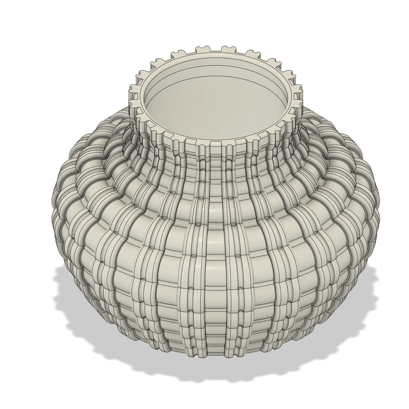 Vaso 3D Deserta | File STL per Stampa 3D