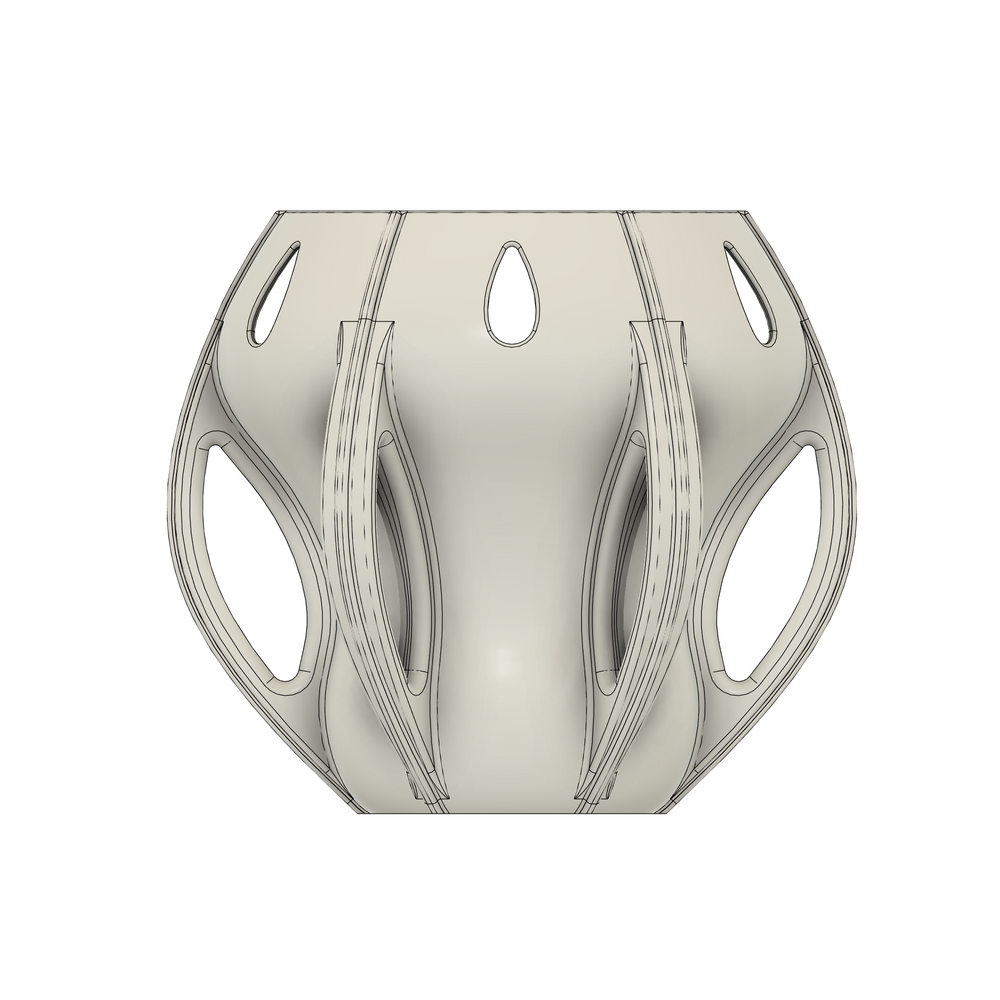 Lampada a Sospensione Futura | File 3D STL per Stampa 3D