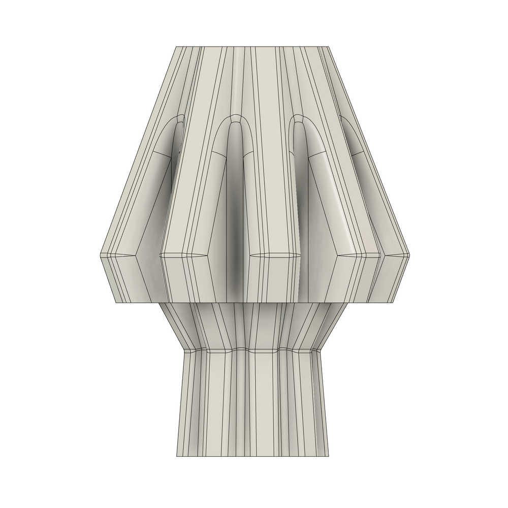 Lampada da Scrivania Abete |  File STL per Stampa 3D