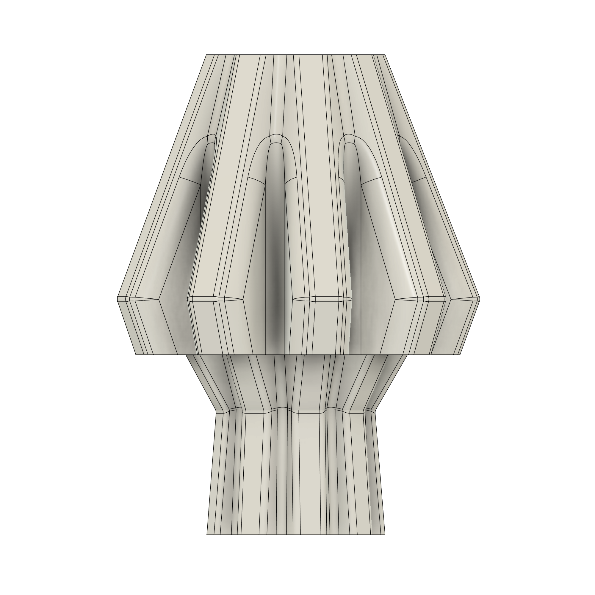 Lampada da Scrivania Abete |  File STL per Stampa 3D