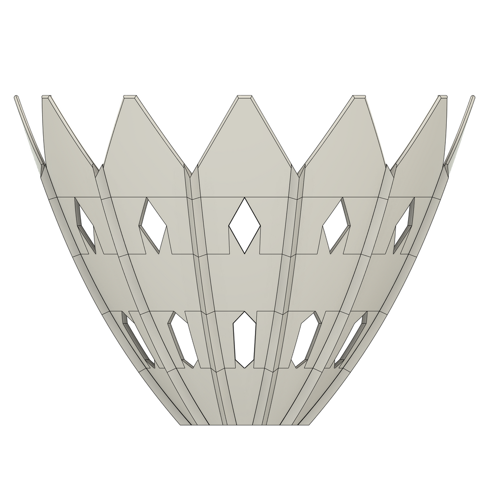 Lampada a Sospensione Rombolo | File 3D STL per Stampa 3D