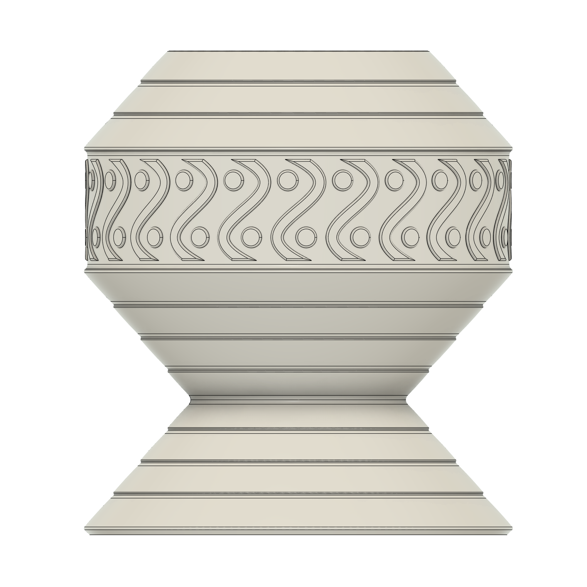 Lampada da Scrivania Circle |  File STL per Stampa 3D
