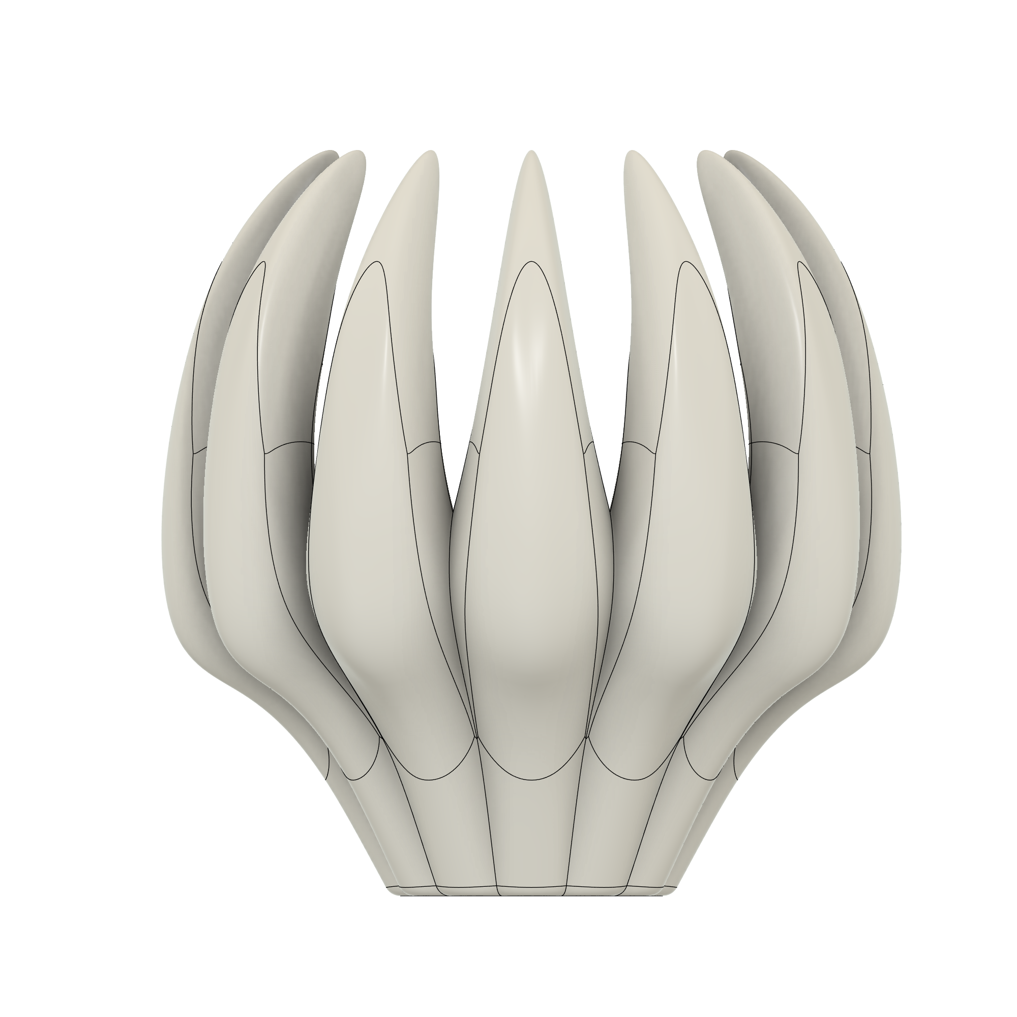 Lampada a Sospensione Zanna | File 3D STL per Stampa 3D