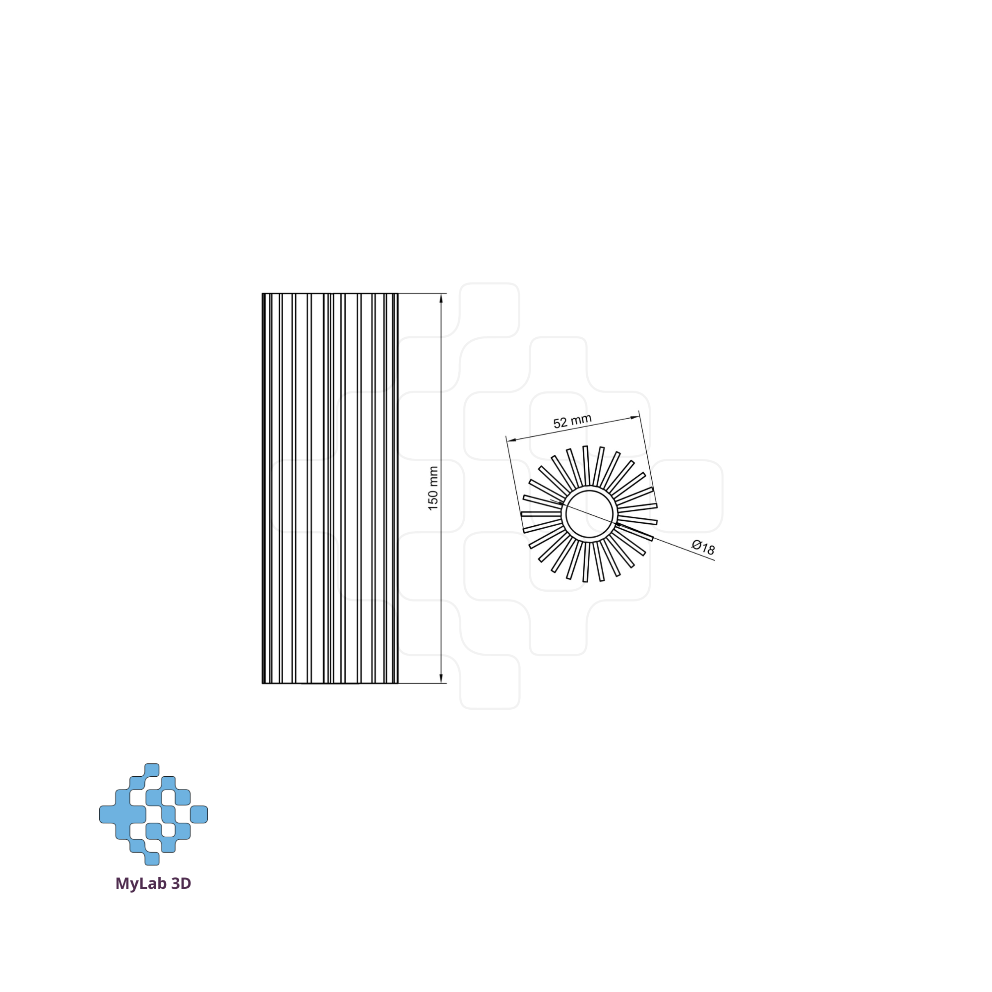 Vaso 3D design / File Digitale / File STL / Pronto per la stampa 3D / File per stampanti 3D