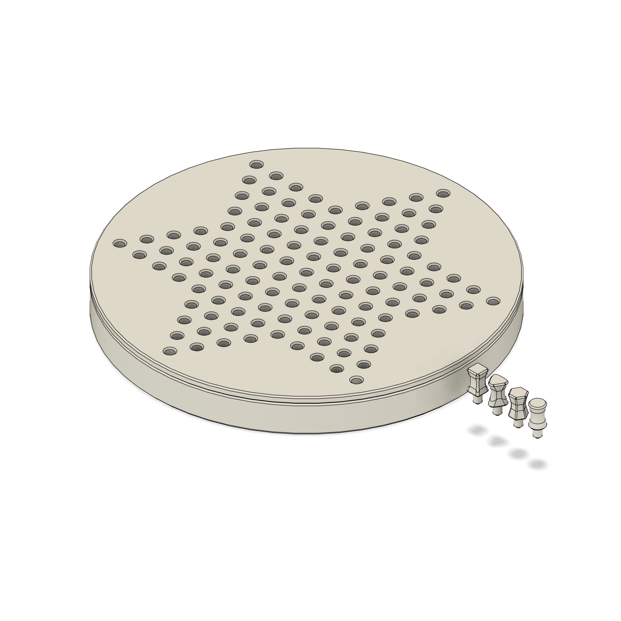 Dama cinese | Gioco didattico | File 3D STL per Stampa 3D