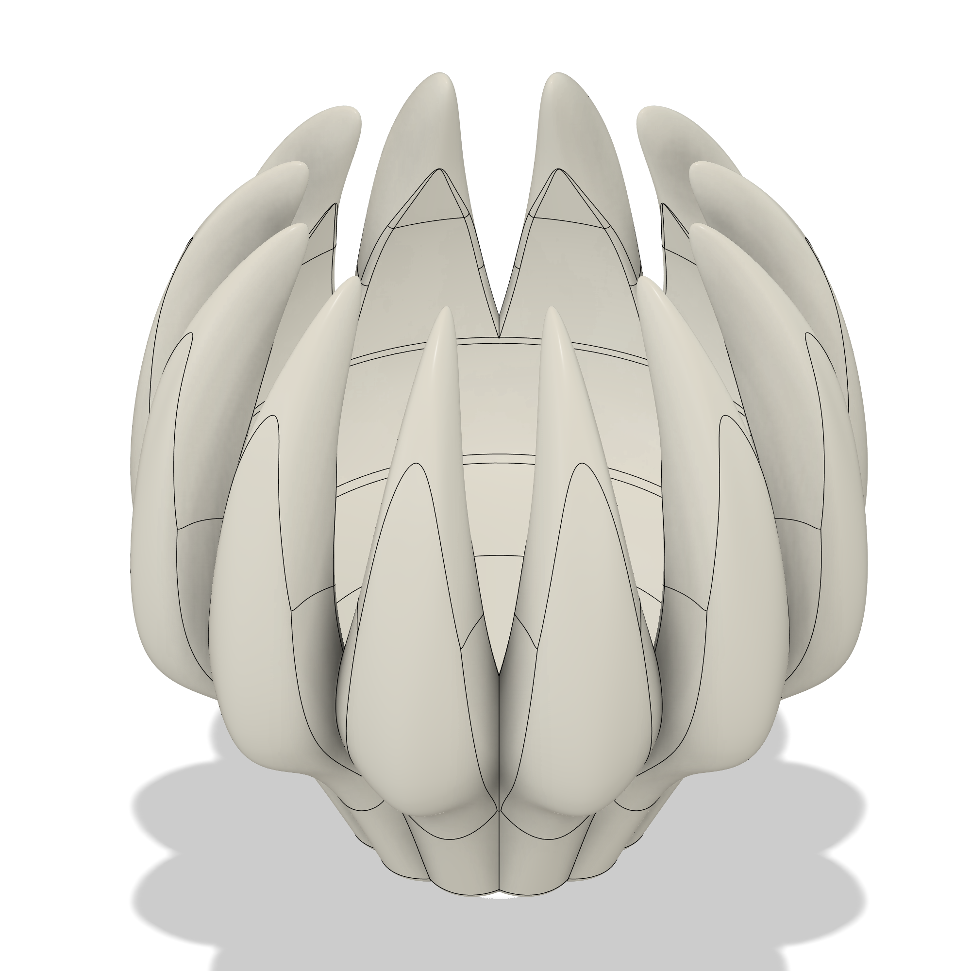 Lampada a Sospensione Zanna | File 3D STL per Stampa 3D