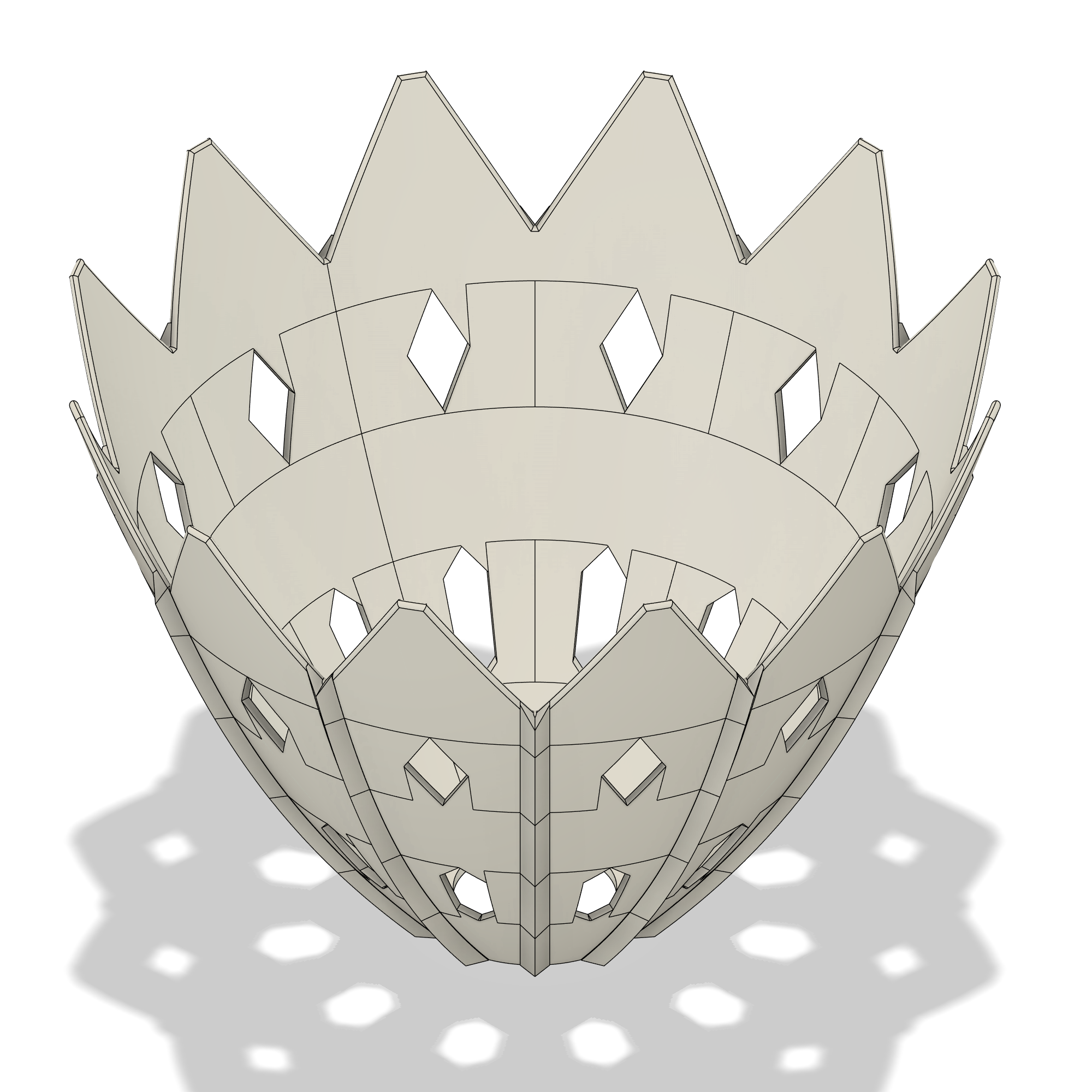 Lampada a Sospensione Rombolo | File 3D STL per Stampa 3D