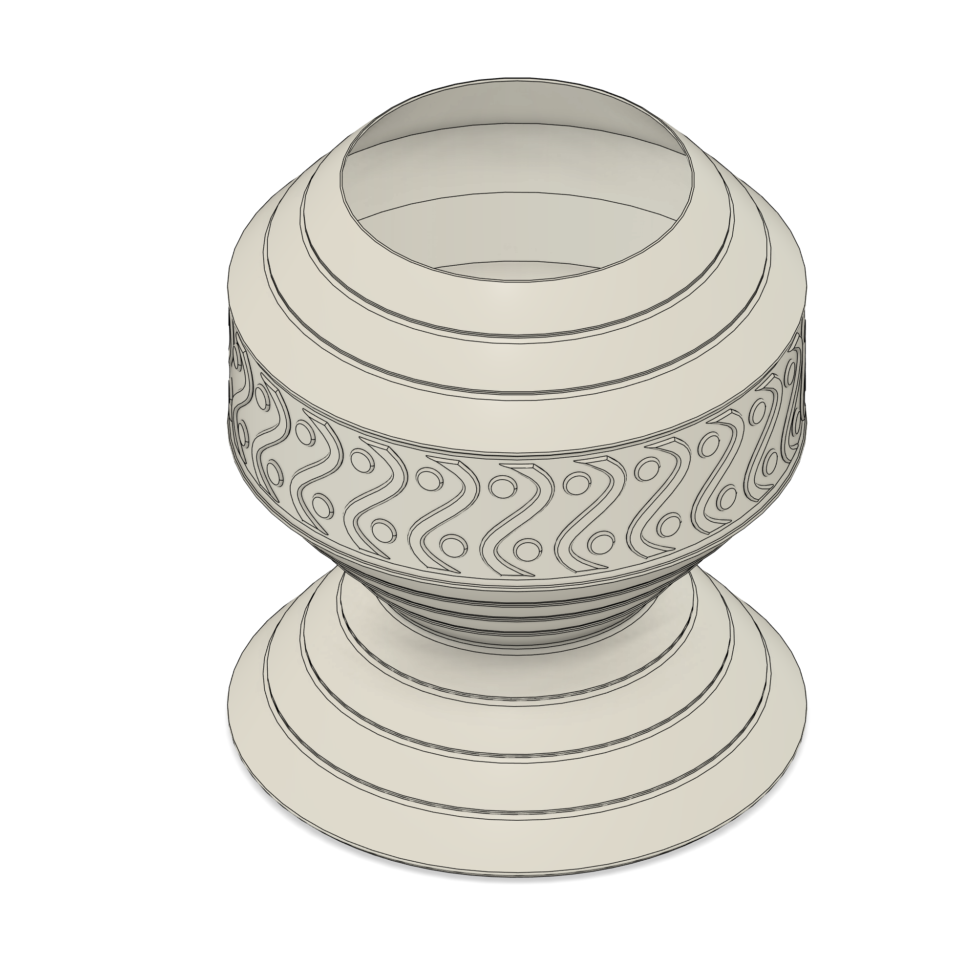 Lampada da Scrivania Circle |  File STL per Stampa 3D