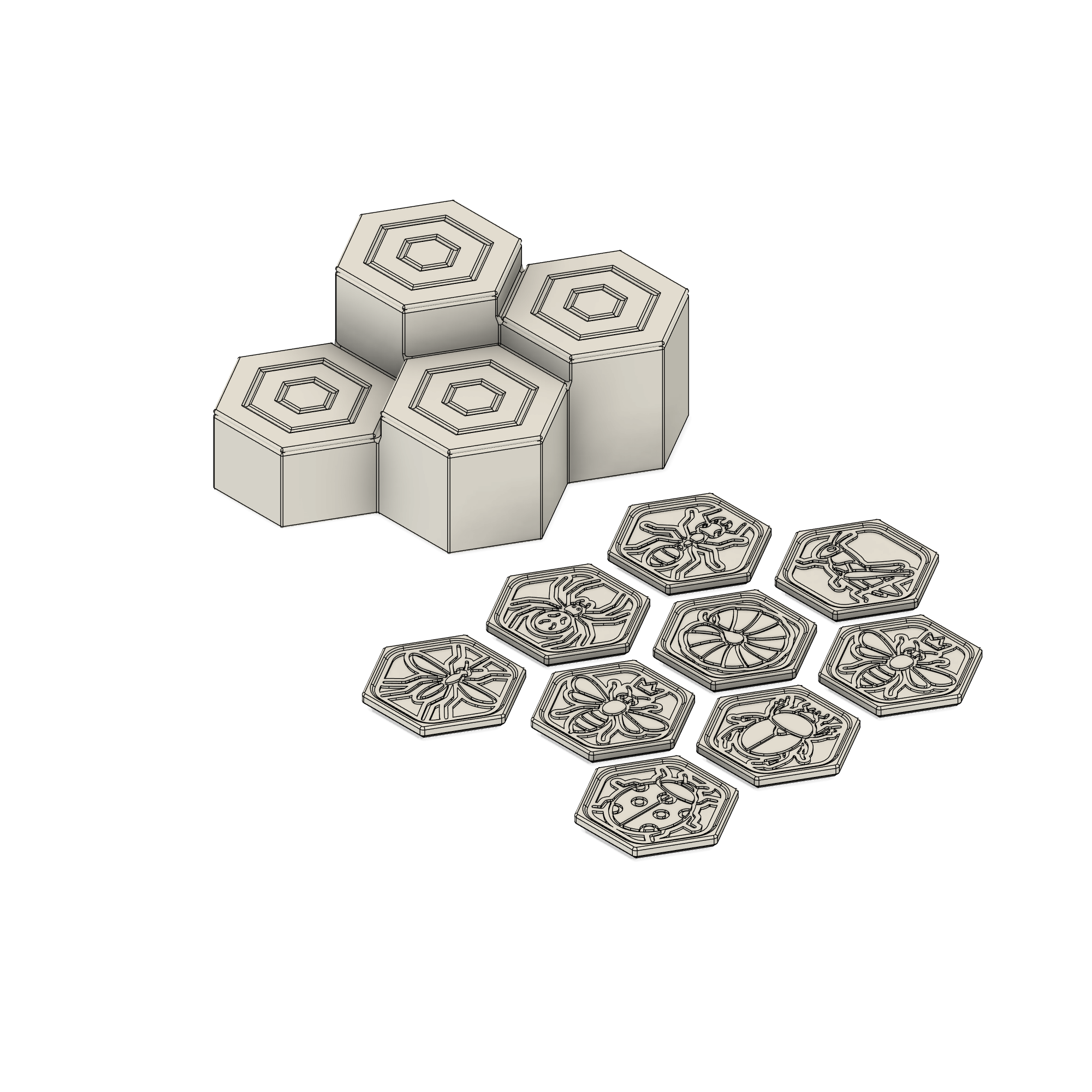 Alveare | Gioco didattico | File 3D STL per Stampa 3D