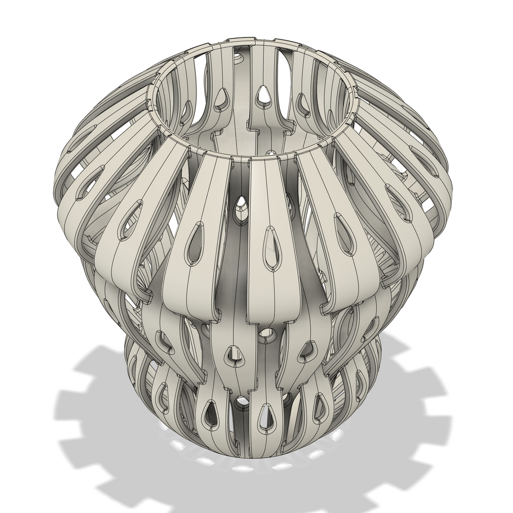 Lampada a Sospensione Ufo | File 3D STL per Stampa 3D