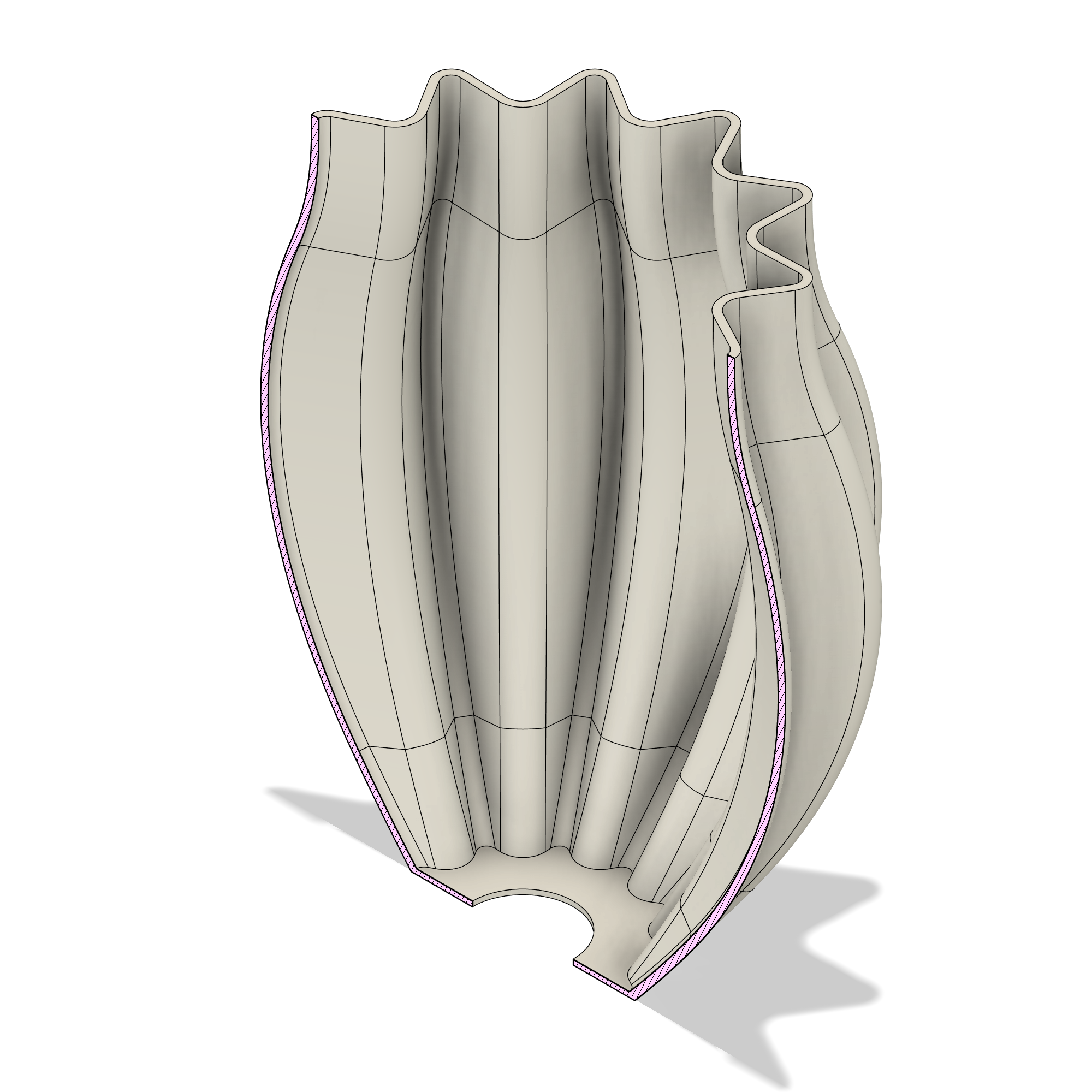 Lampada a Sospensione Velo | File 3D STL per Stampa 3D
