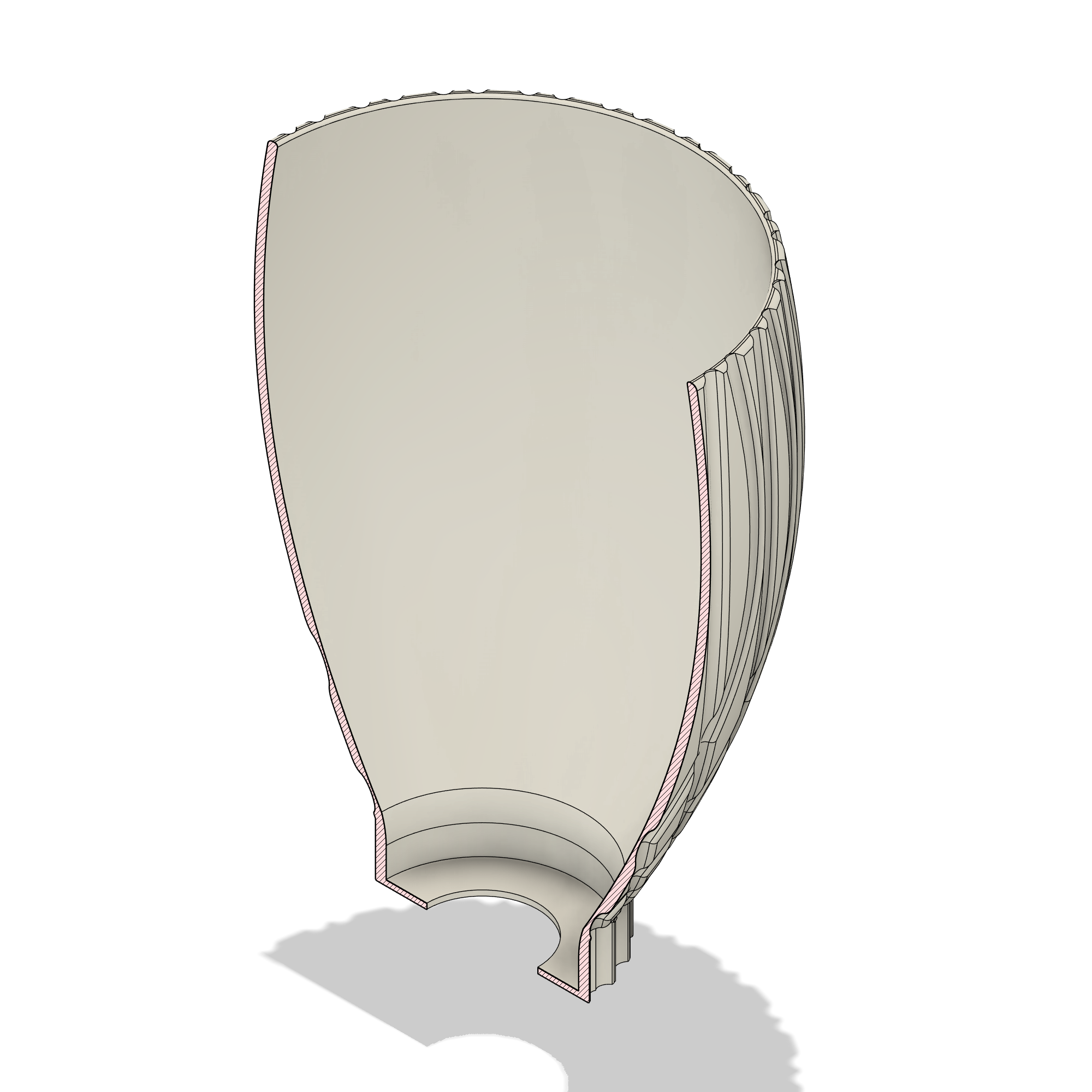 Lampada a Sospensione Incavo | File 3D STL per Stampa 3D