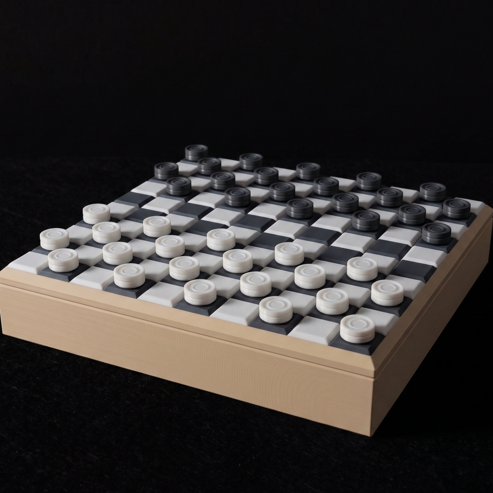 Dama | Gioco didattico | File 3D STL per Stampa 3D