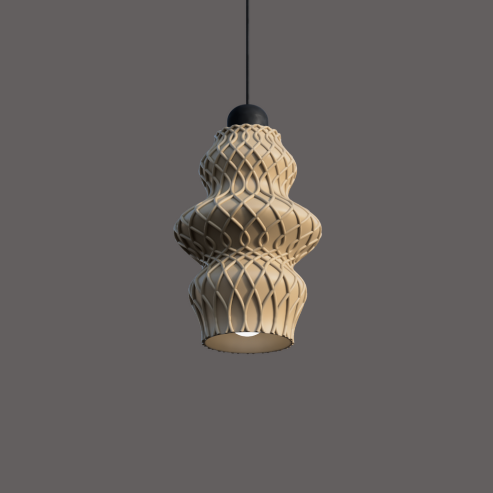 Lampada a Sospensione Low Revolve | File 3D STL per Stampa 3D