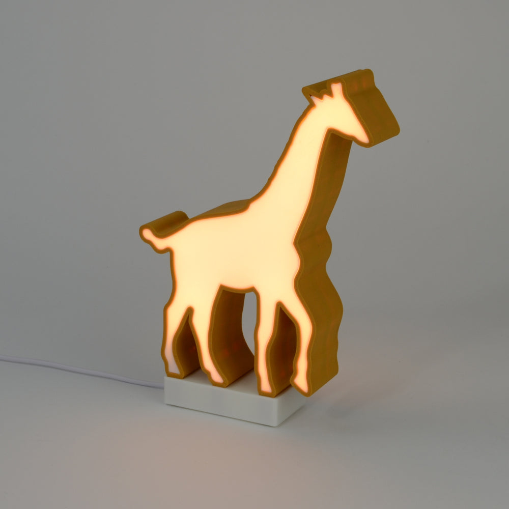 Lampada LED a forma di Giraffa – Eleganza esotica per i tuoi ambienti
