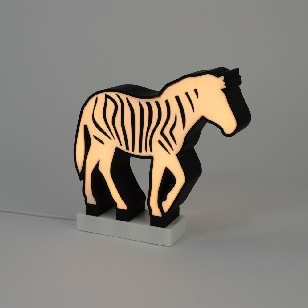 Lampada LED a forma di Zebra – Stile selvaggio e affascinante