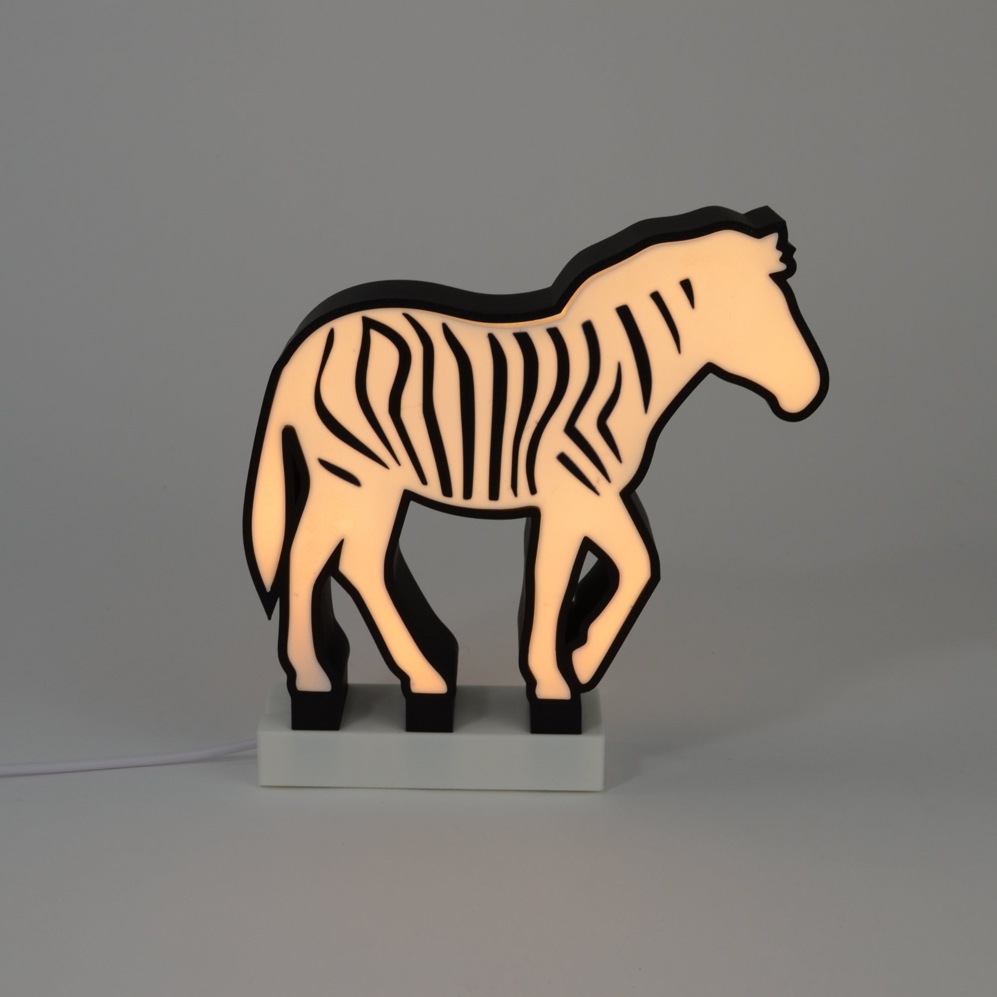 Lampada LED a forma di Zebra – Stile selvaggio e affascinante