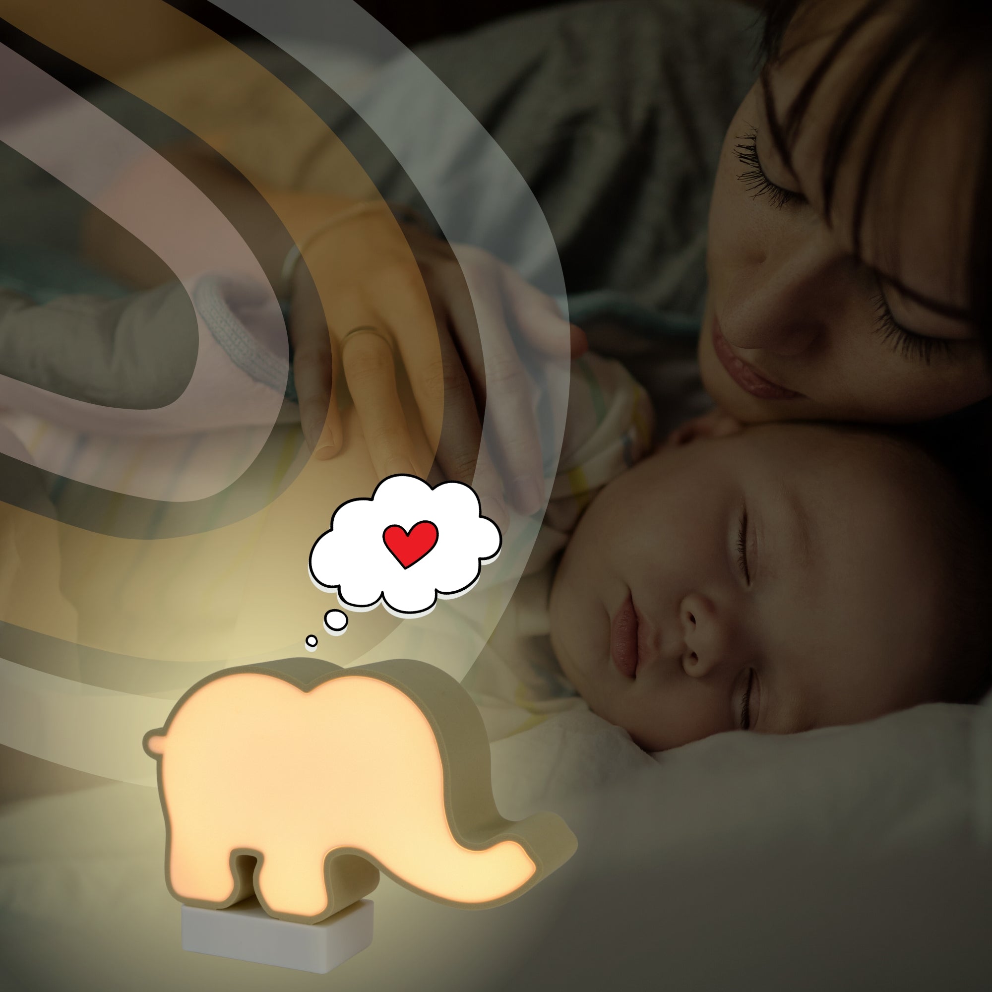 Lampada LED a forma di Elefante – Eleganza e magia nella tua casa