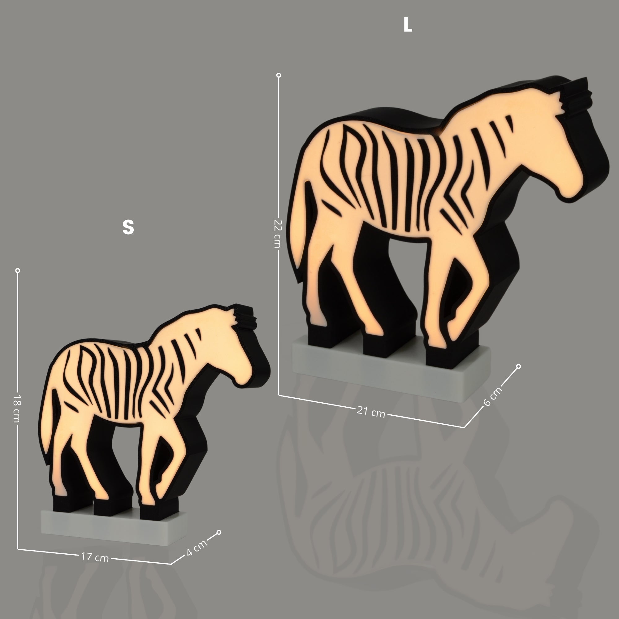 Lampada LED a forma di Zebra – Stile selvaggio e affascinante