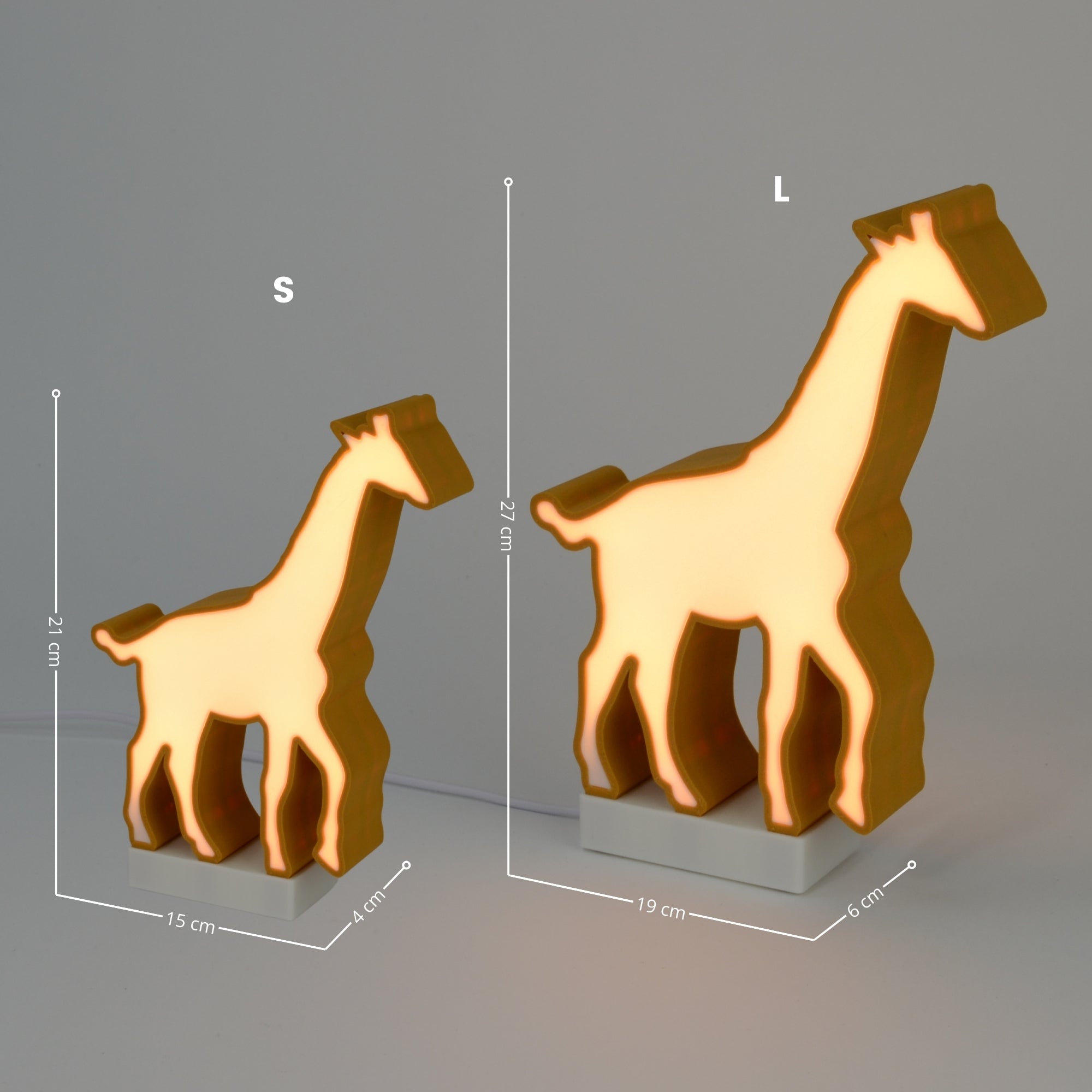 Lampada LED a forma di Giraffa – Eleganza esotica per i tuoi ambienti