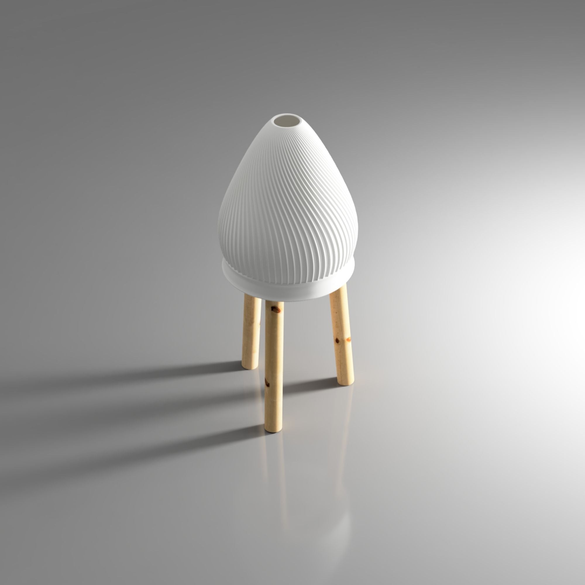 Dumpling Lamp - Design Nordico | File 3D STL per Stampa 3D