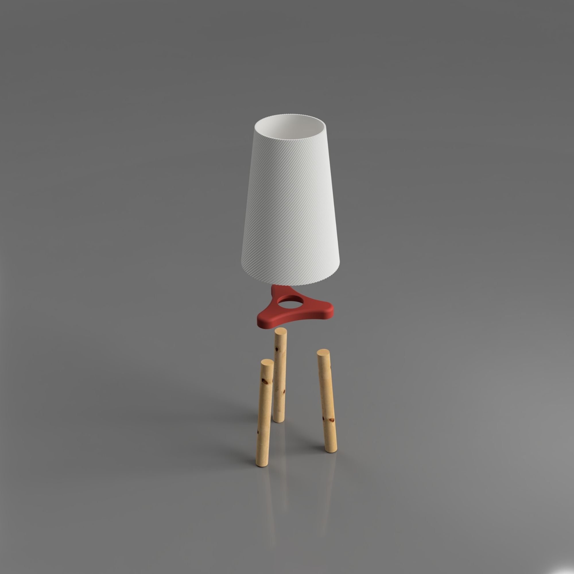 Lampada da Scrivania Kono |  File STL per Stampa 3D