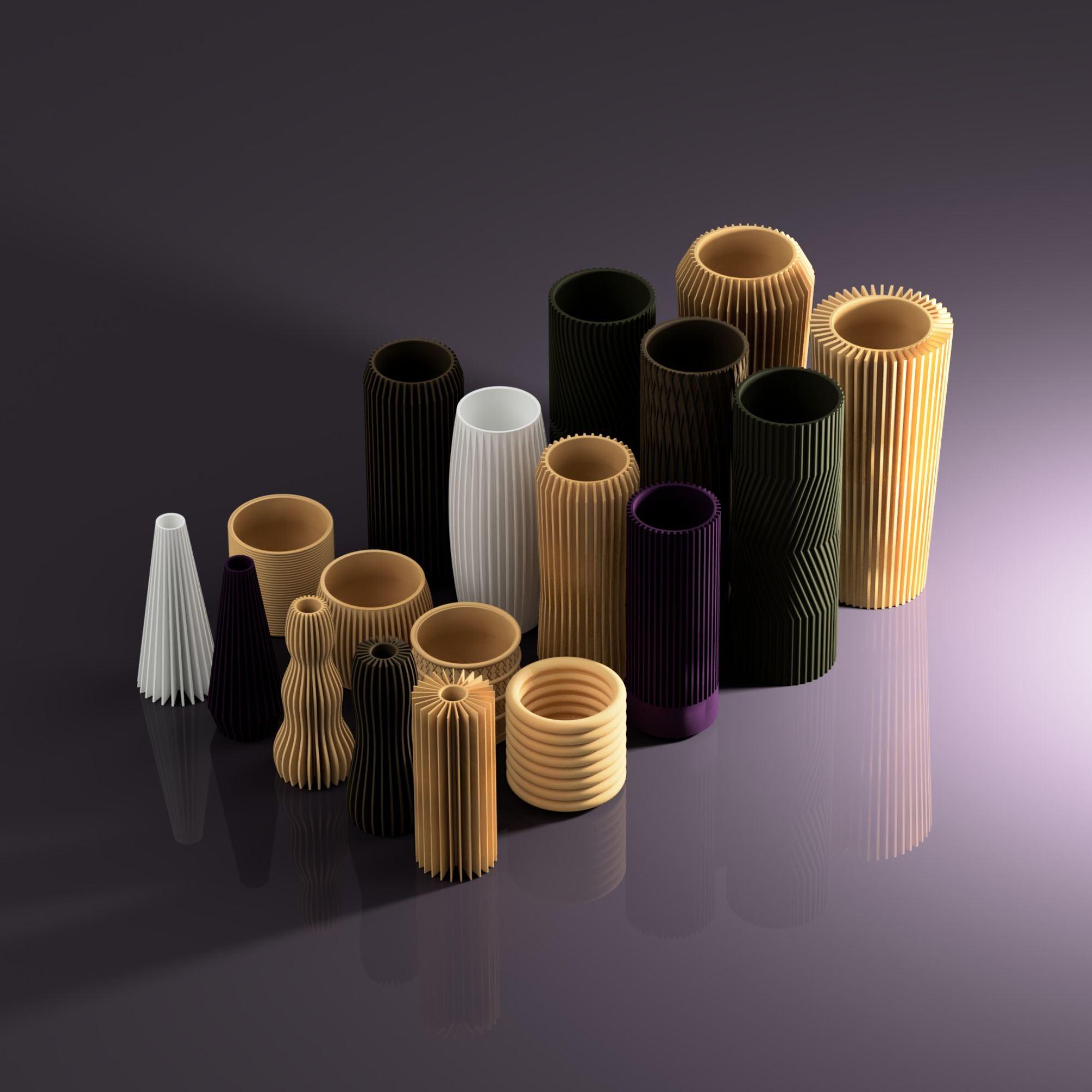Vasi Design Pack 18 File 3D File STL Per Stampa 3D MyLab 3D vasi-design-pack-18-file-3d-file-stl-per-stampa-3d-mylab-3d