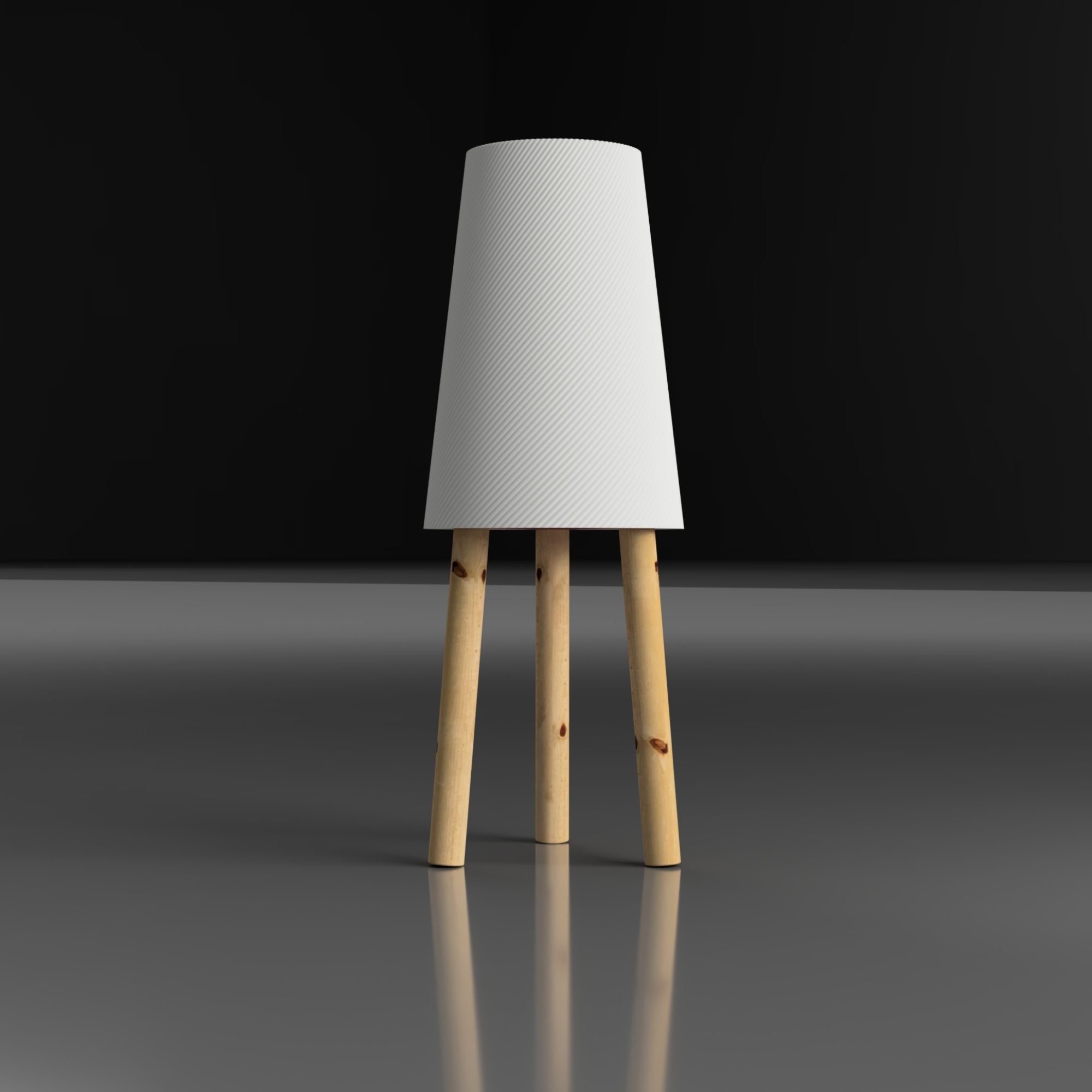 Lampada da Scrivania Kono |  File STL per Stampa 3D