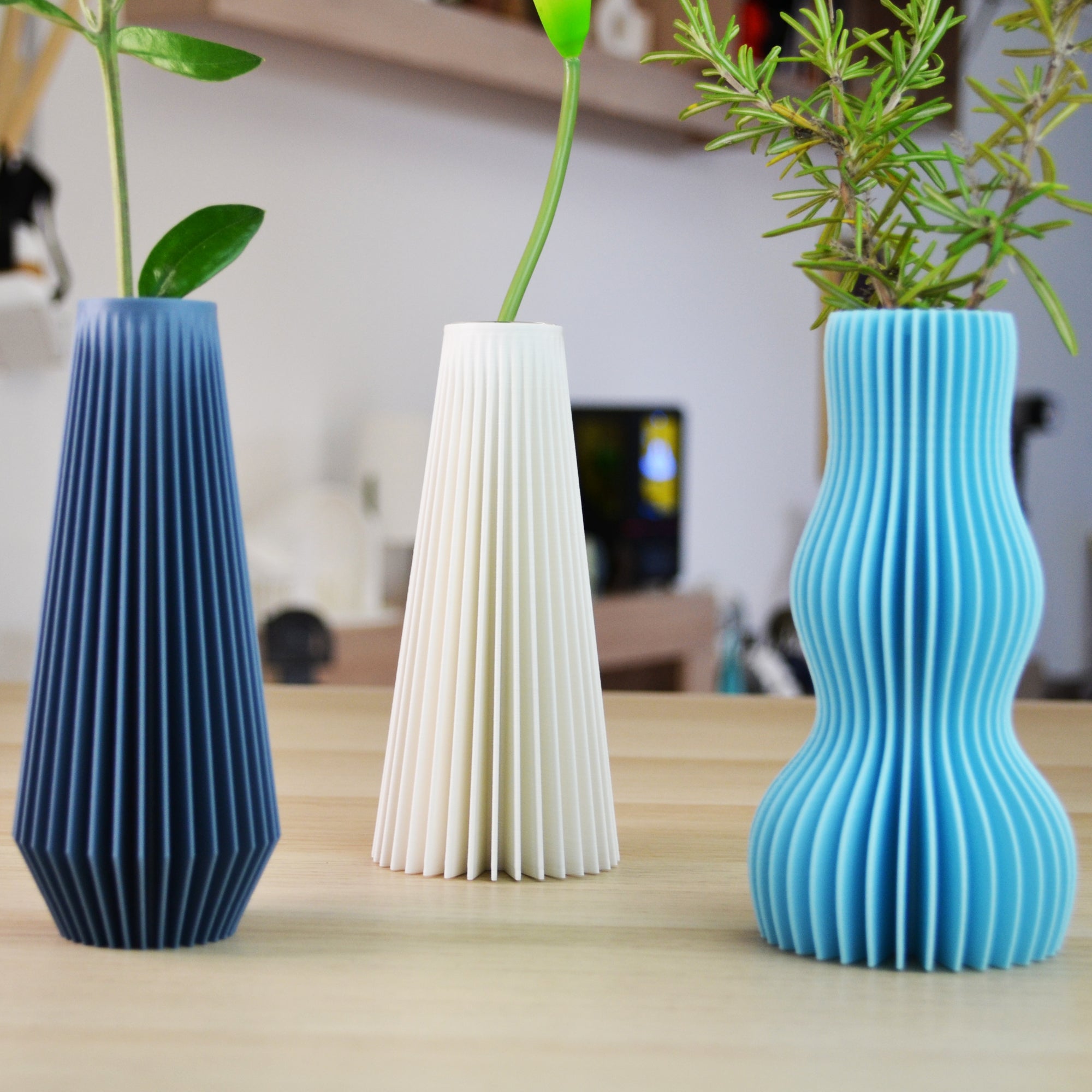 Jarrones Tris Design: un oasis de creatividad e impresión 3D