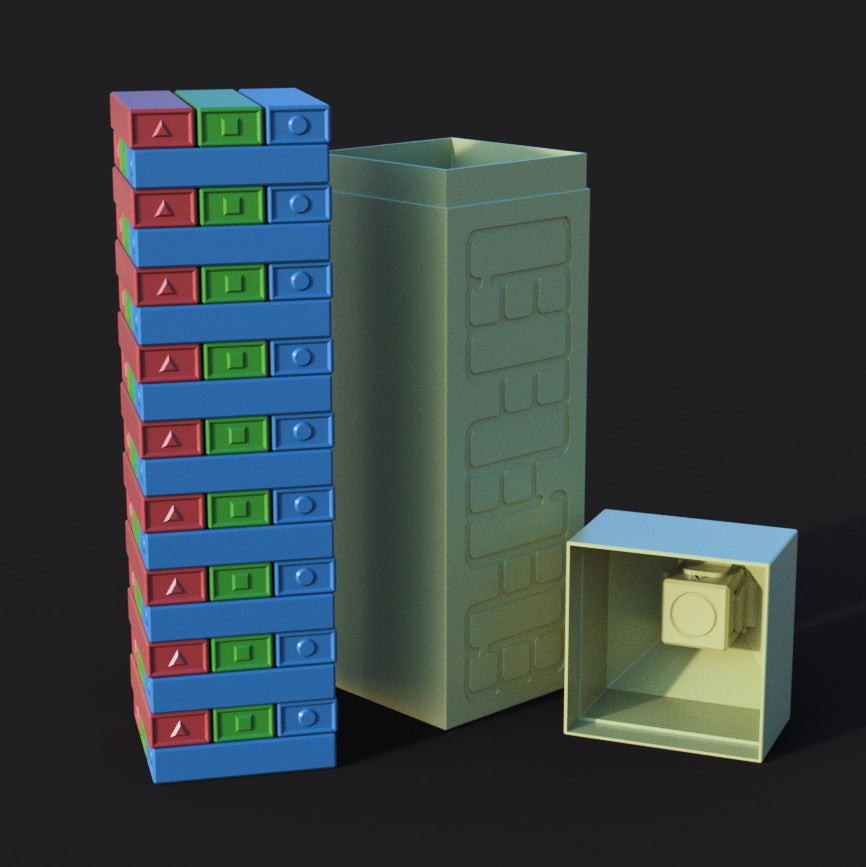 Tower Bricks | Gioco didattico | File 3D STL per Stampa 3D