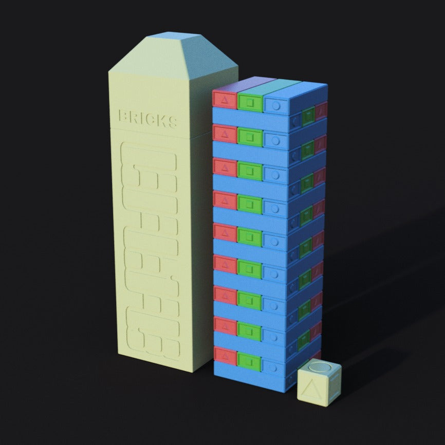Tower Bricks | Gioco didattico | File 3D STL per Stampa 3D