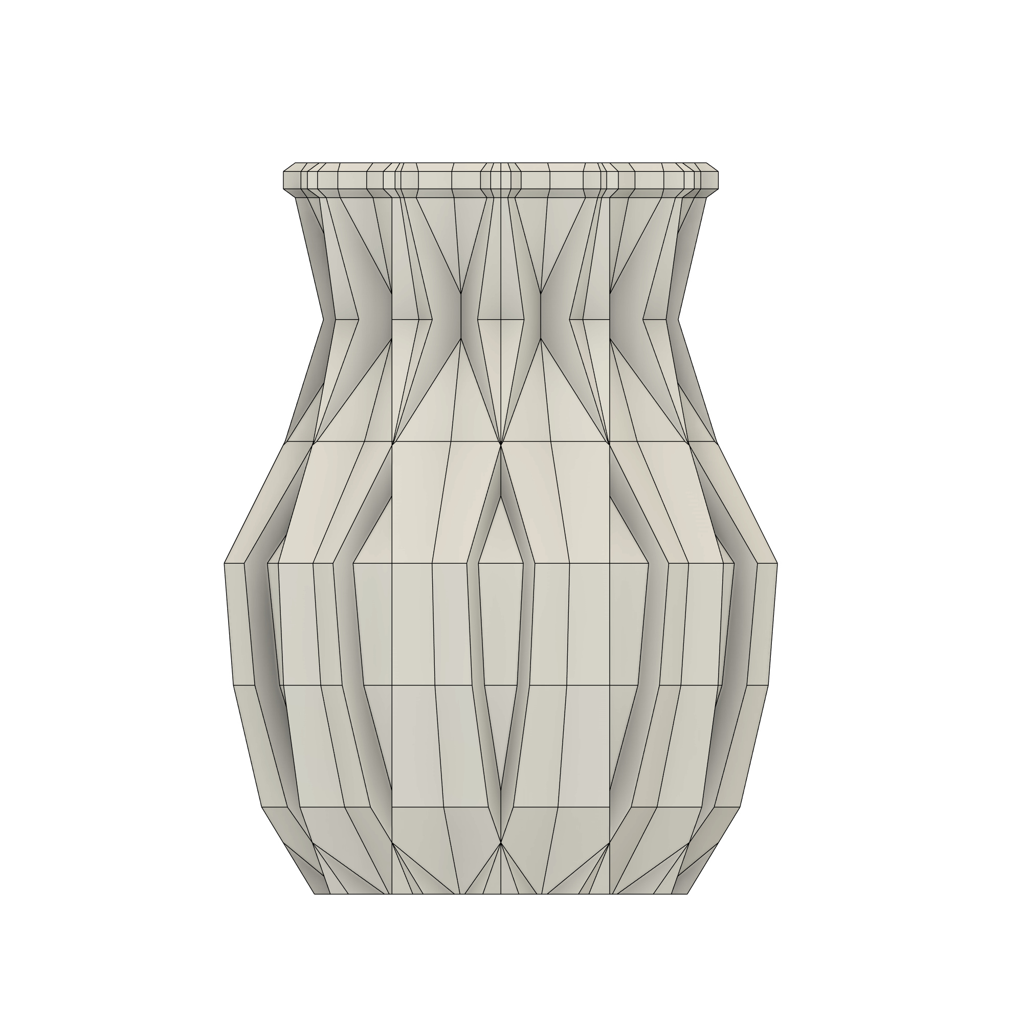 Vaso 3D Ramiro | File STL per Stampa 3D