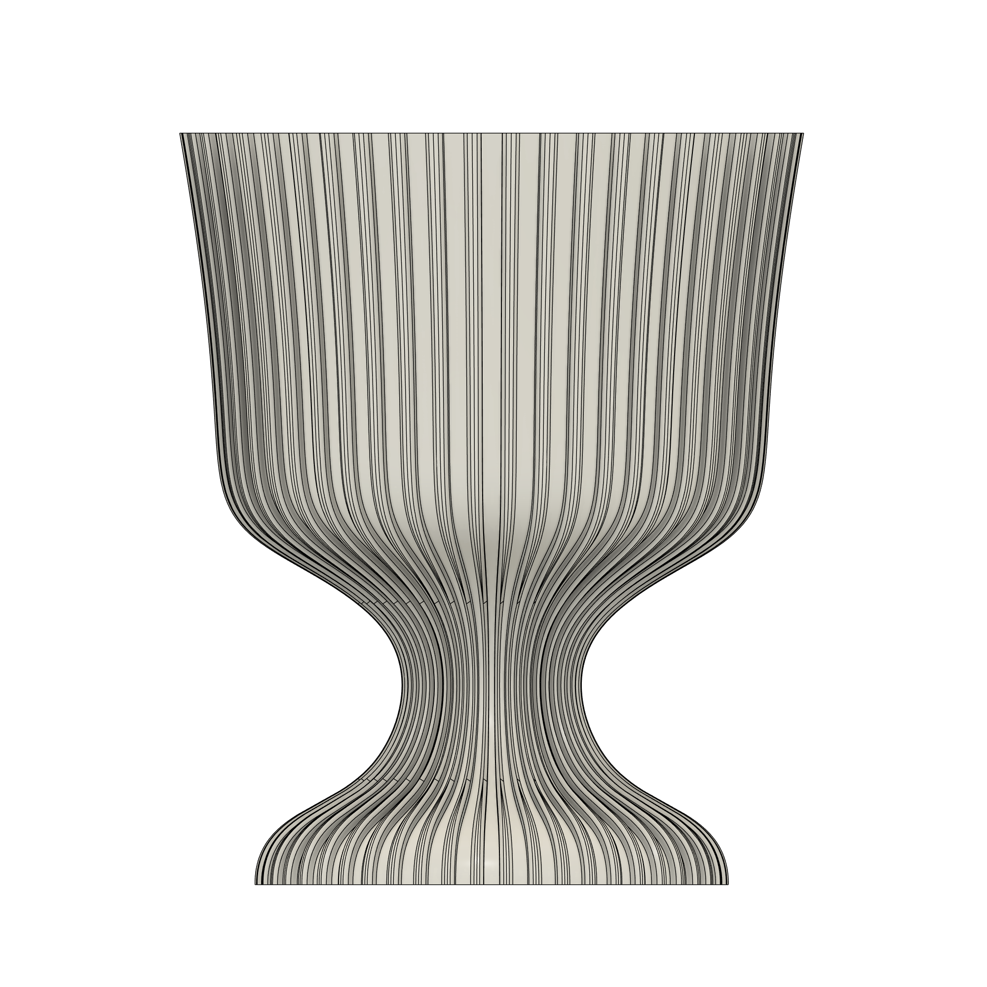 Vaso 3D Leuca | File STL per Stampa 3D