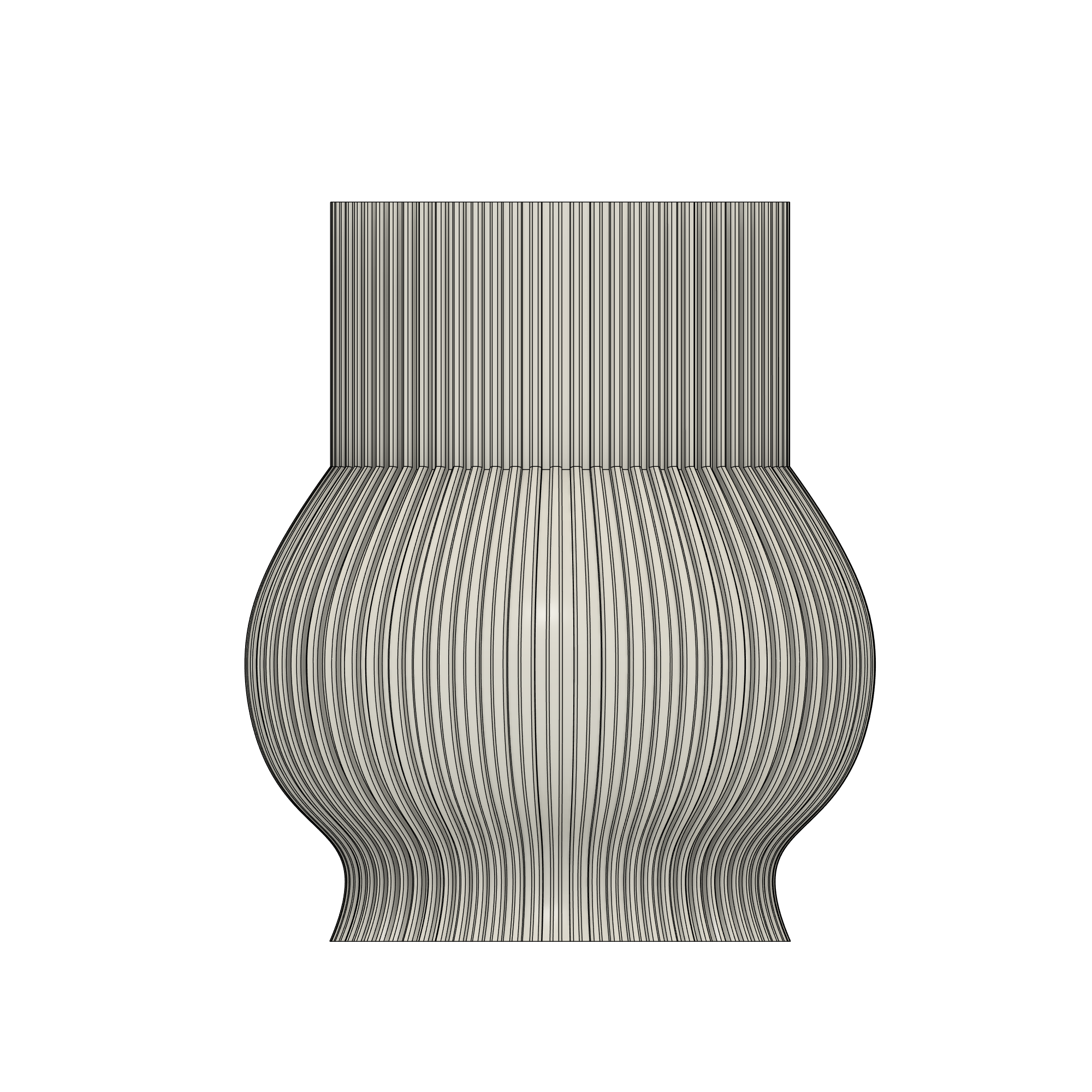 Vaso 3D Siberio | File STL per Stampa 3D