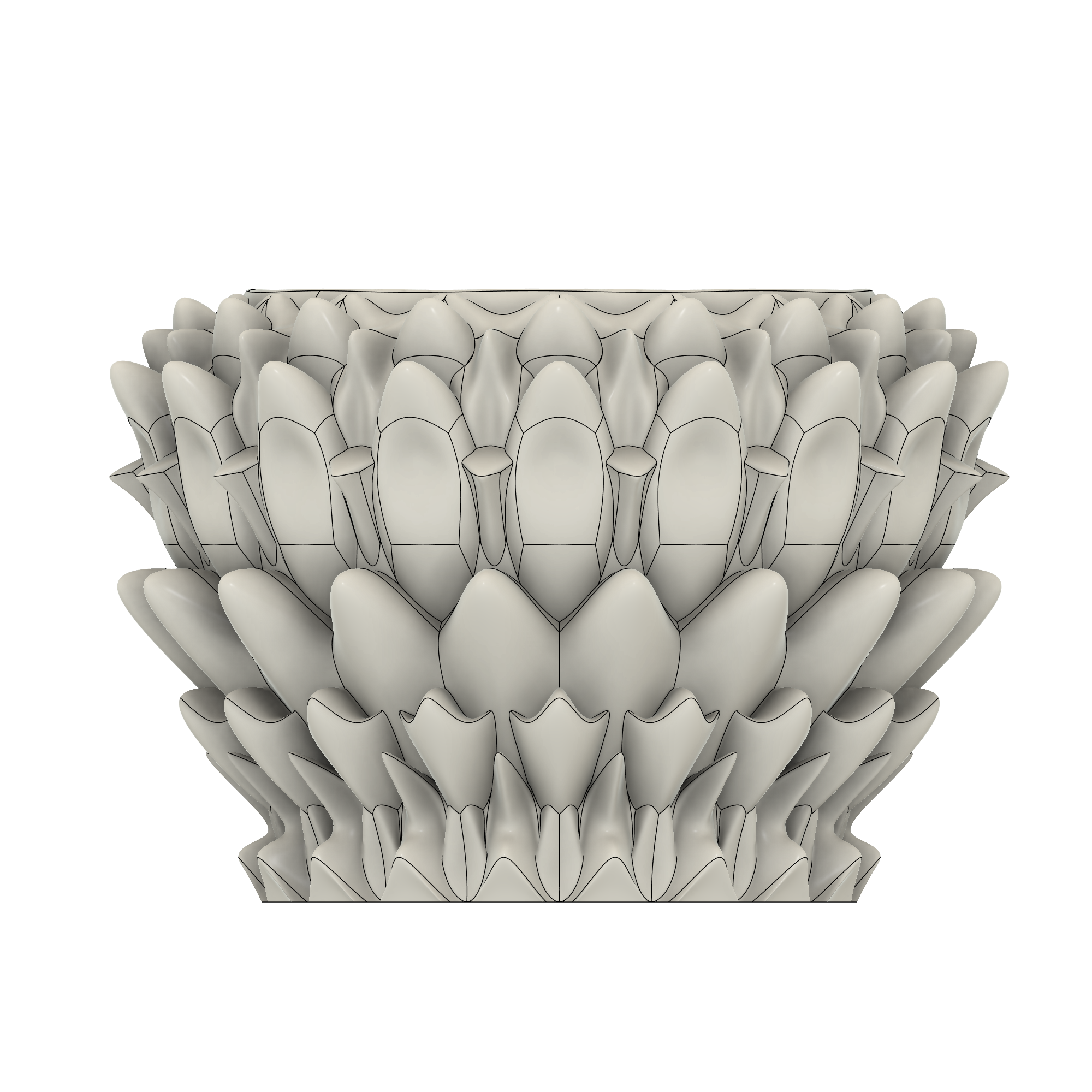 Vaso 3D Pelata | File STL per Stampa 3D