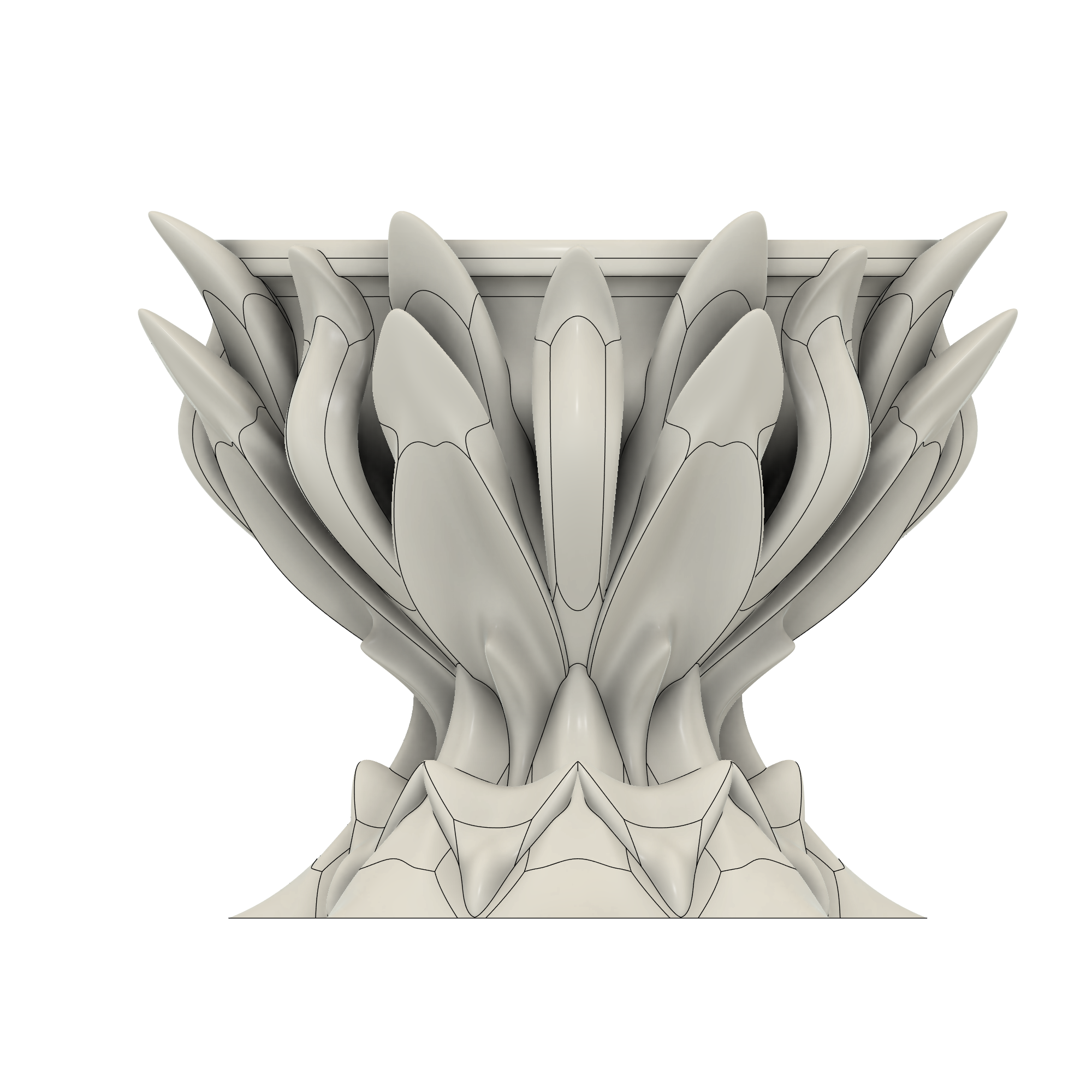 Vaso 3D Flora | File STL per Stampa 3D