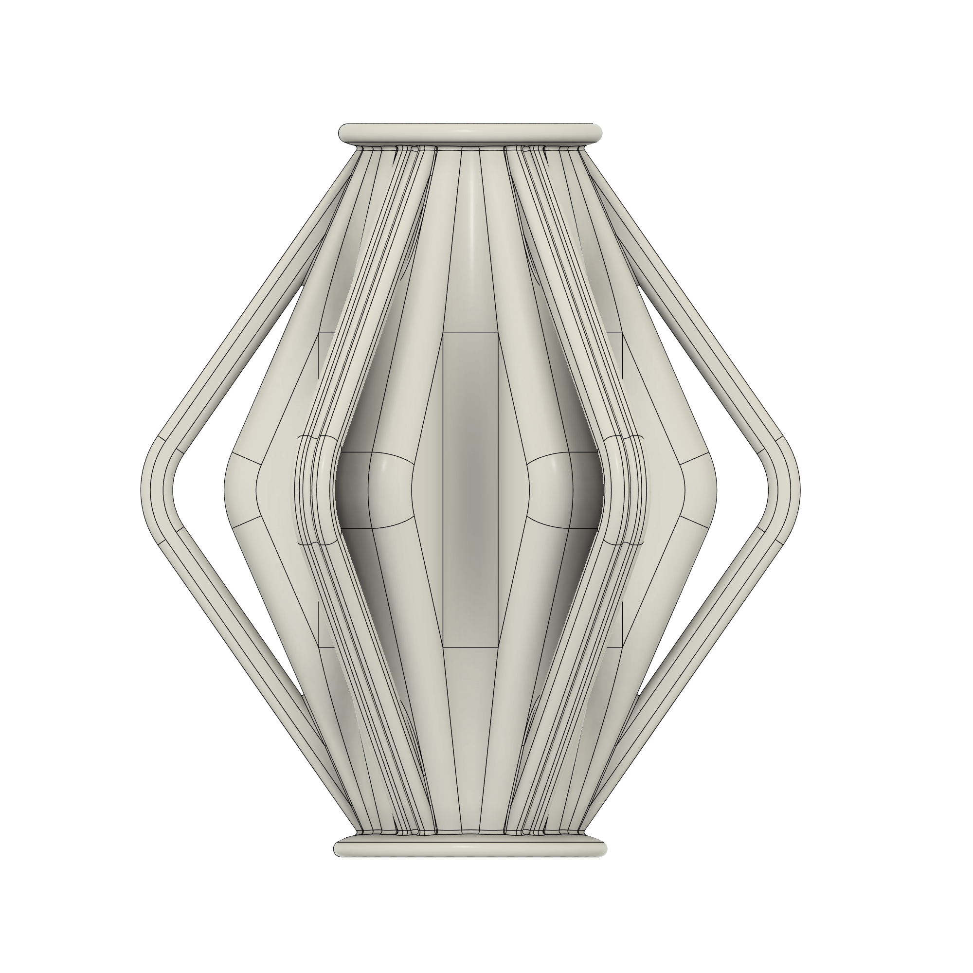 Vaso 3D Triangola | File STL per Stampa 3D