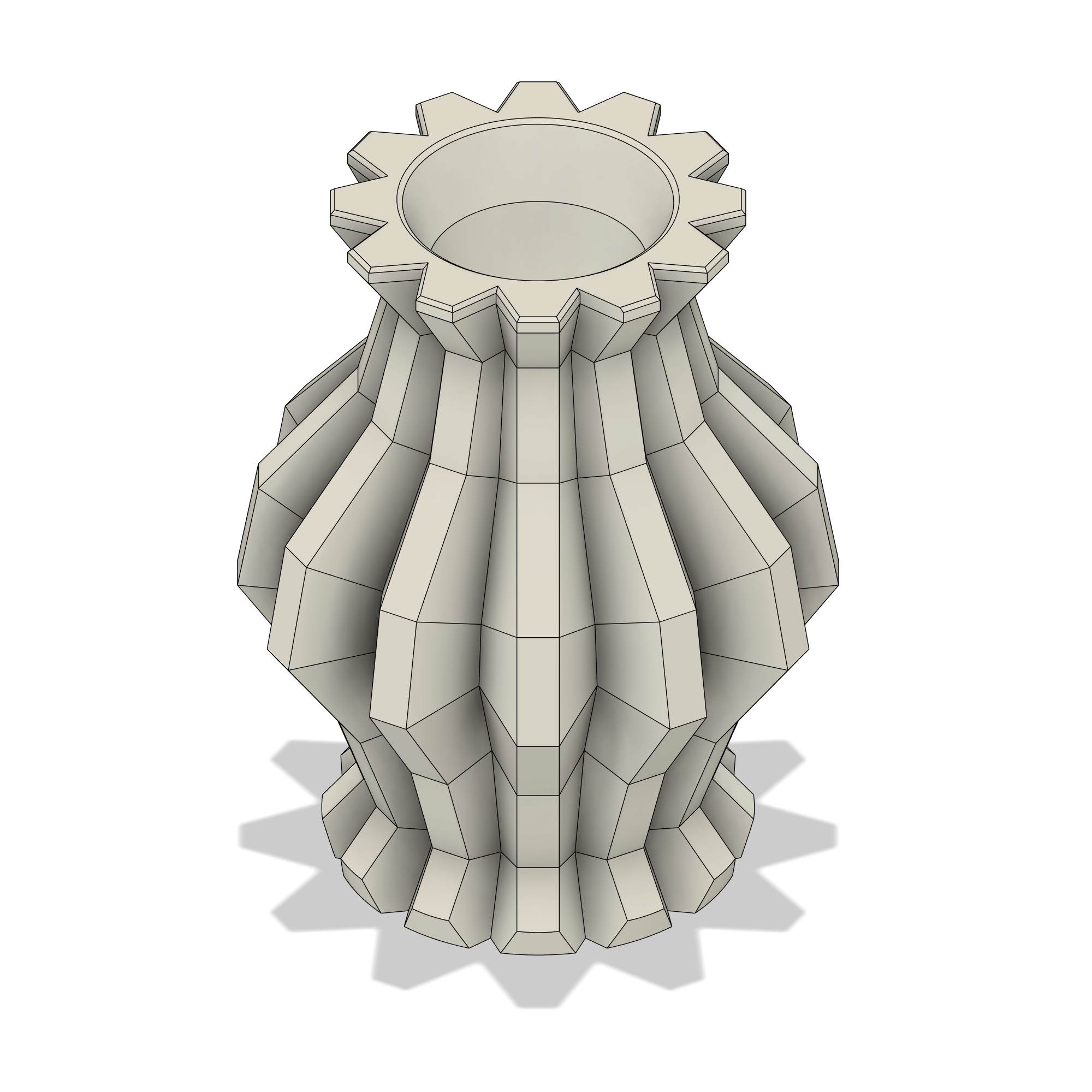 Vaso 3D Artico | File STL per Stampa 3D