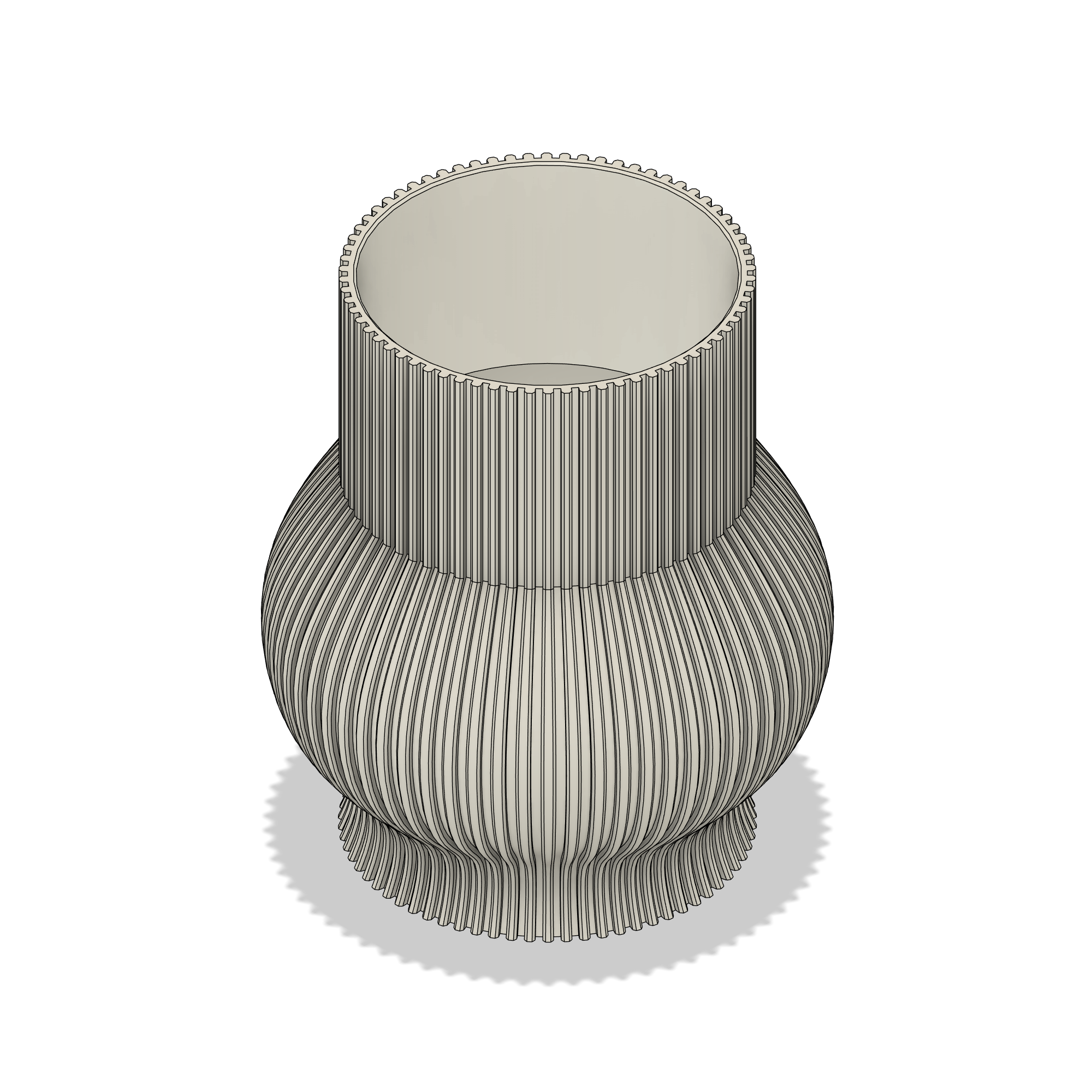 Vaso 3D Siberio | File STL per Stampa 3D