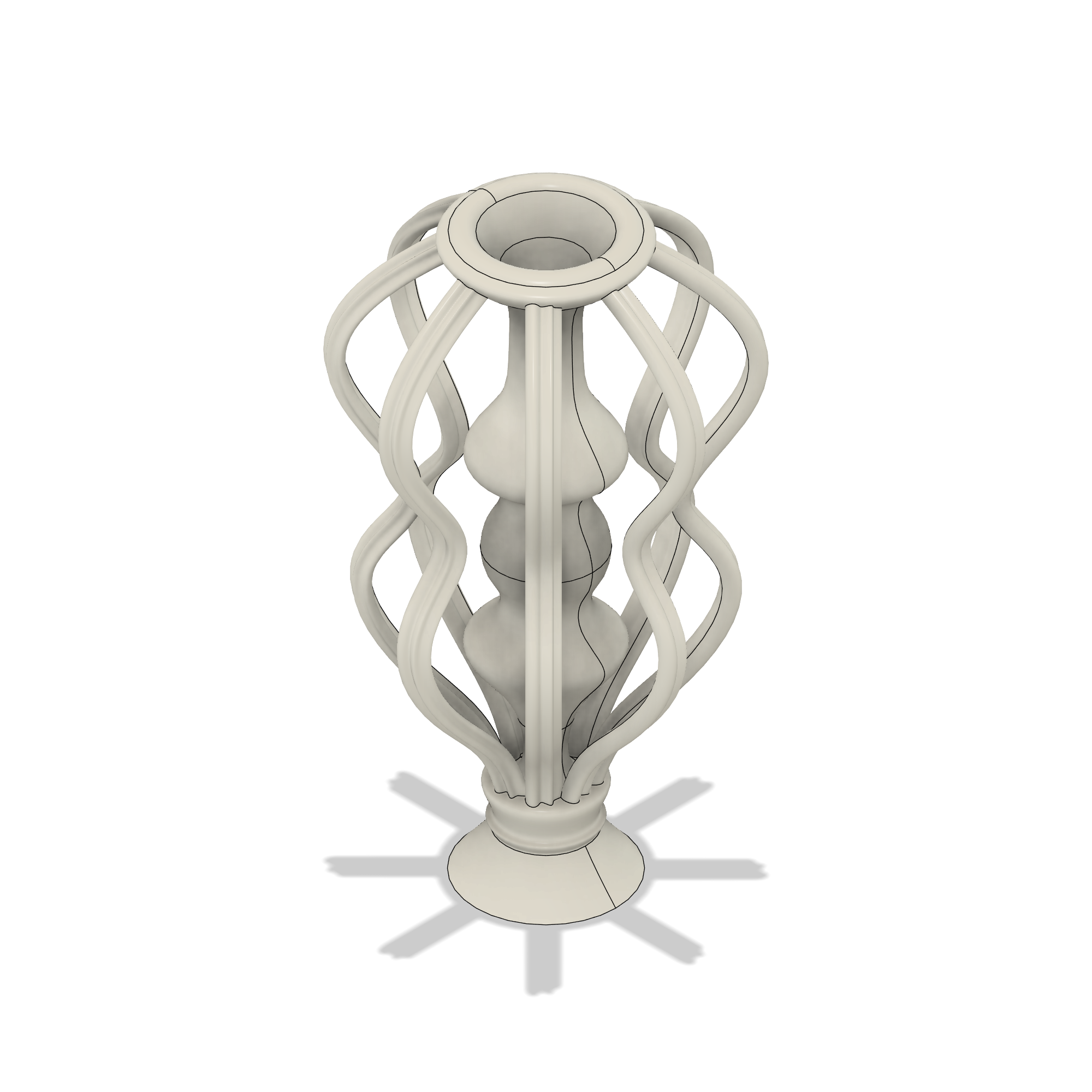 Vaso 3D Anemone | File STL per Stampa 3D