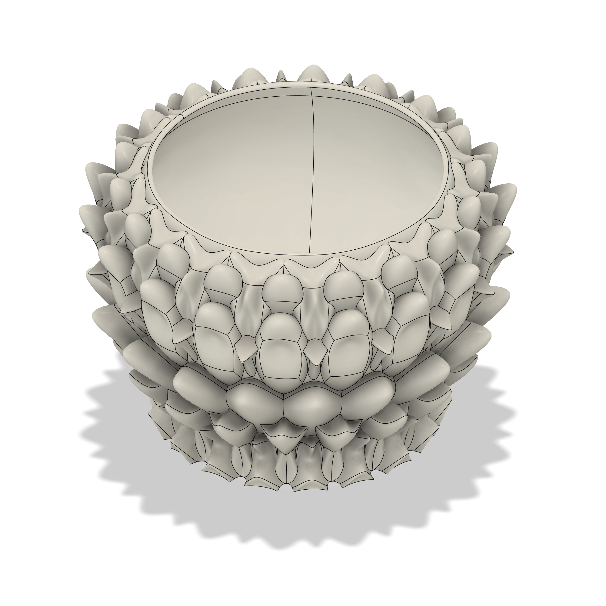 Vaso 3D Pelata | File STL per Stampa 3D