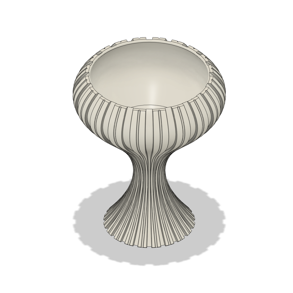 Vaso 3D Coppa | File STL per Stampa 3D